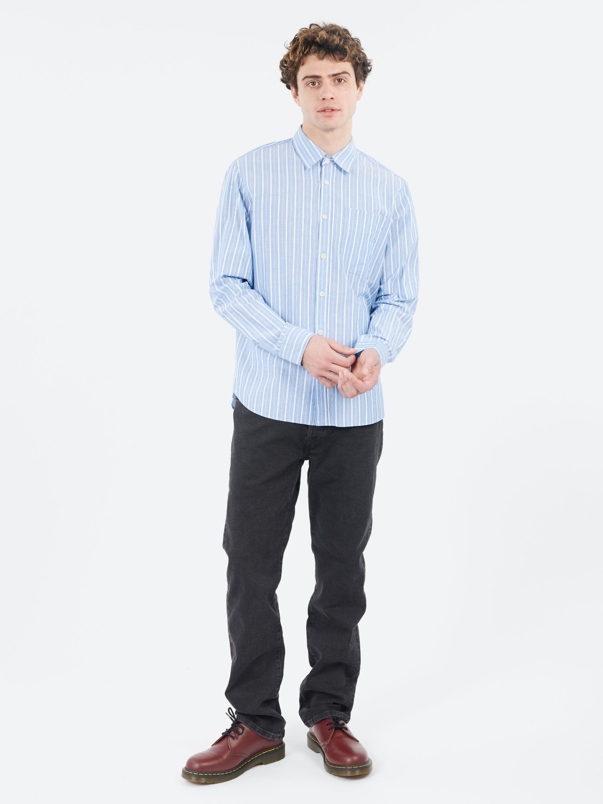 Rove Striped Cotton Poplin Shirt