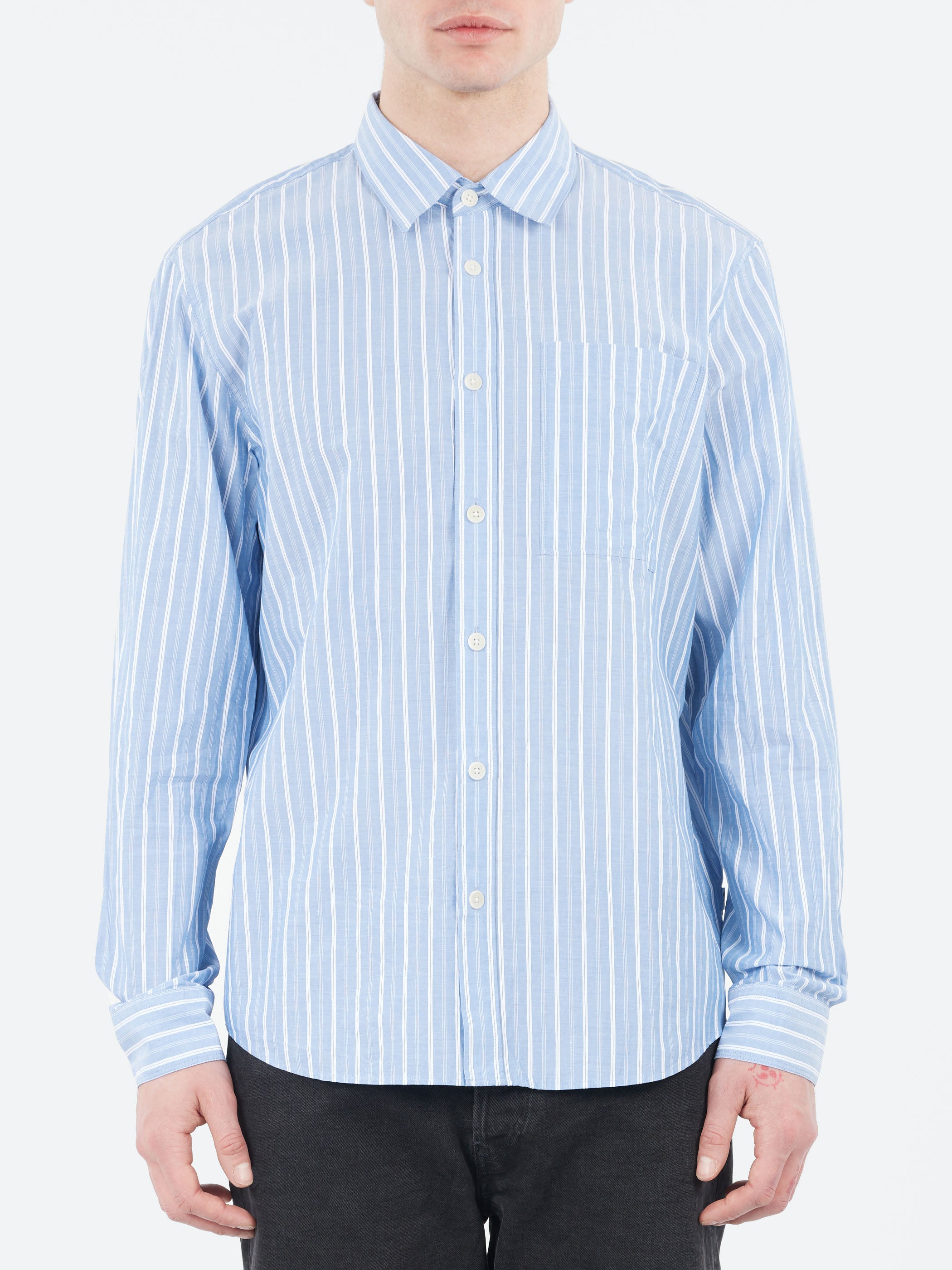 Rove Striped Cotton Poplin Shirt