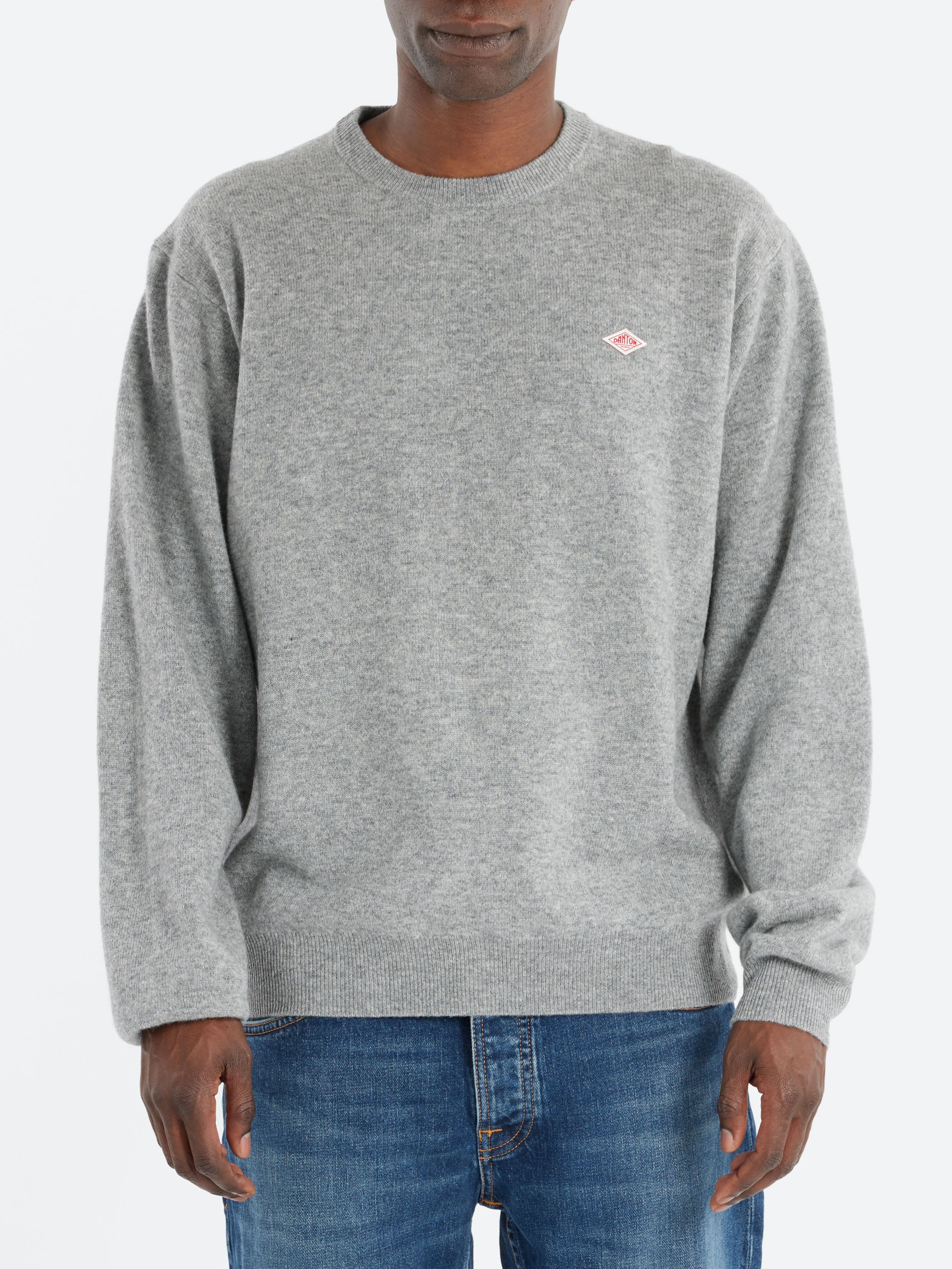 Lambswool Crew Neck Knit Pullover