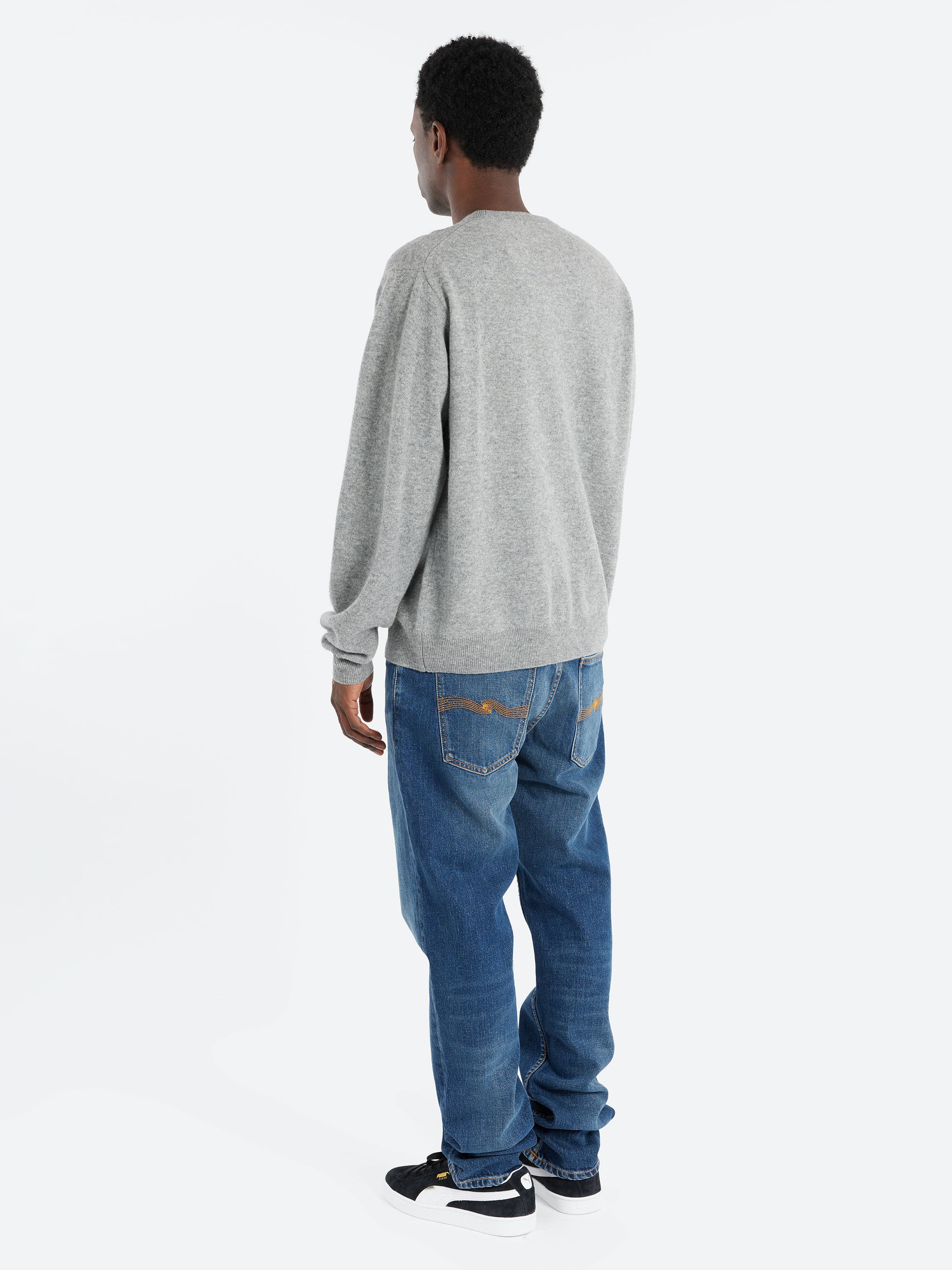 Lambswool Crew Neck Knit Pullover