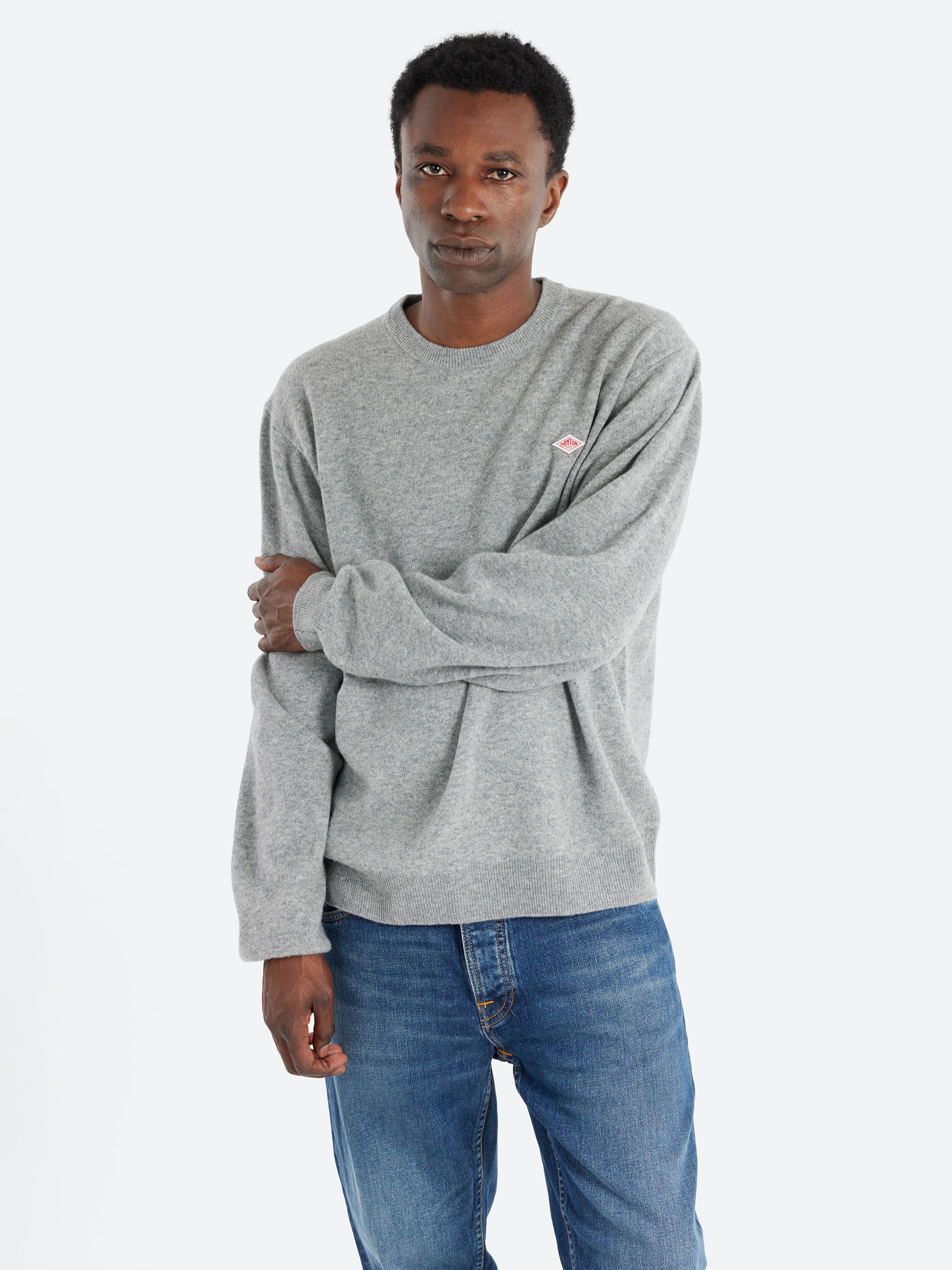 Lambswool Crew Neck Knit Pullover