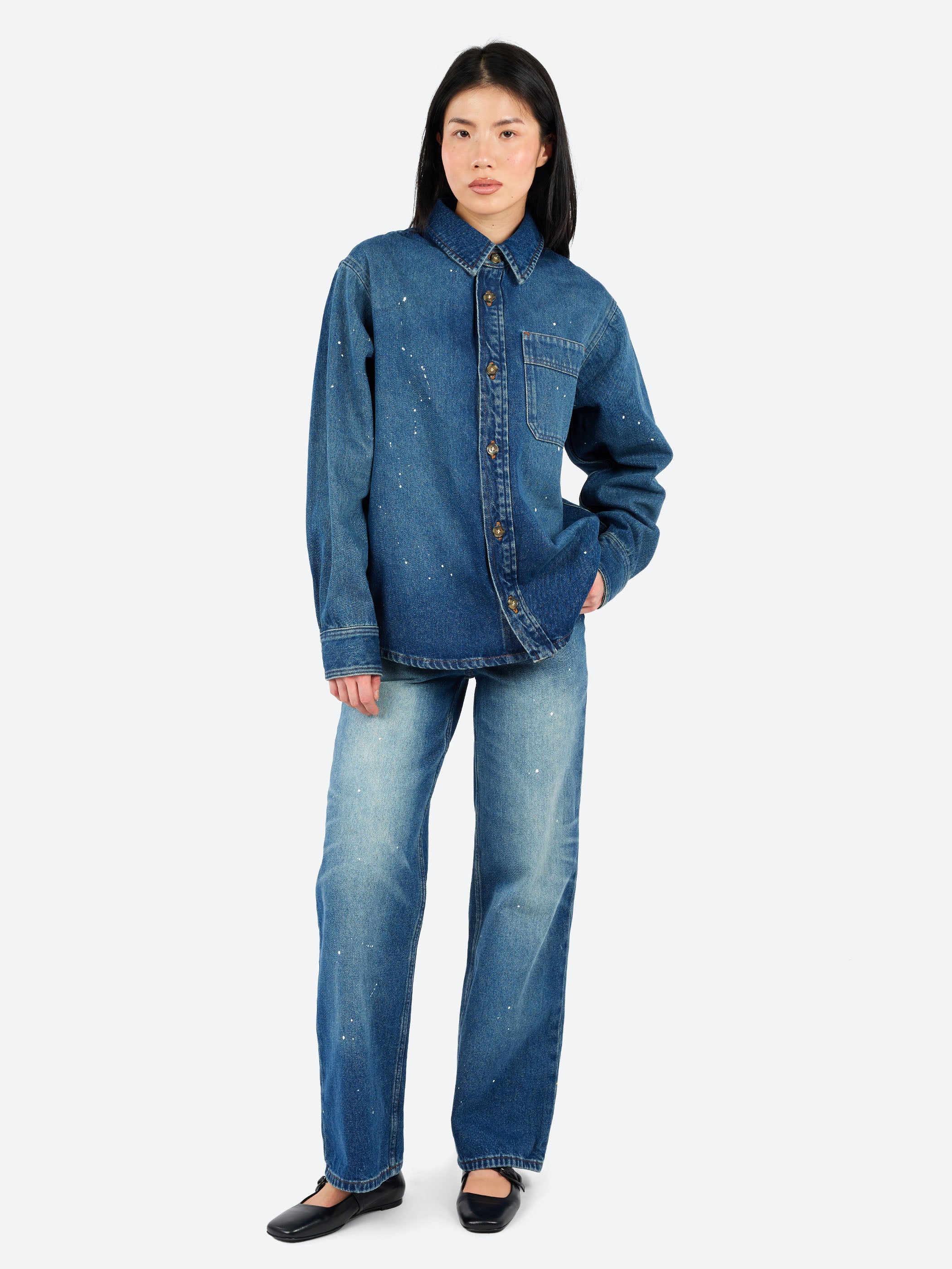 Basile Denim Overshirt