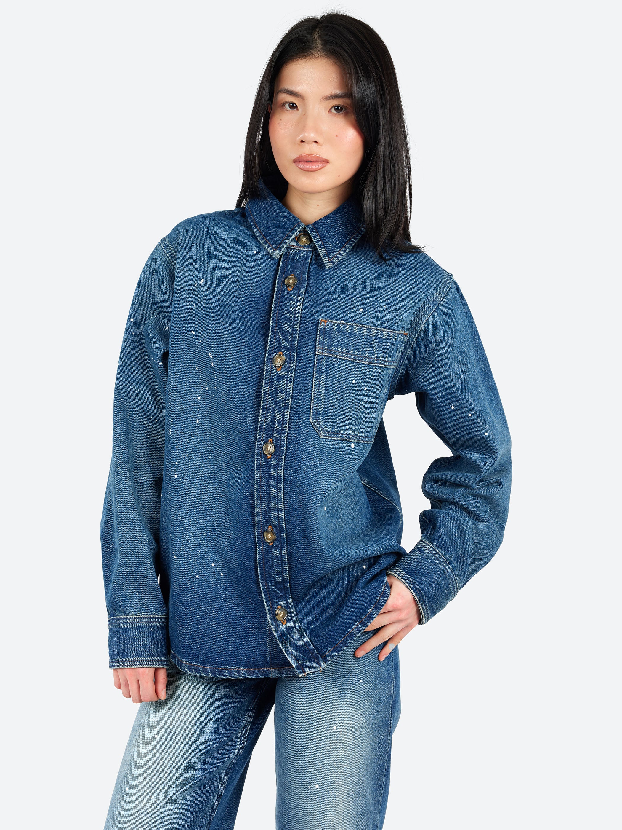 Basile Denim Overshirt