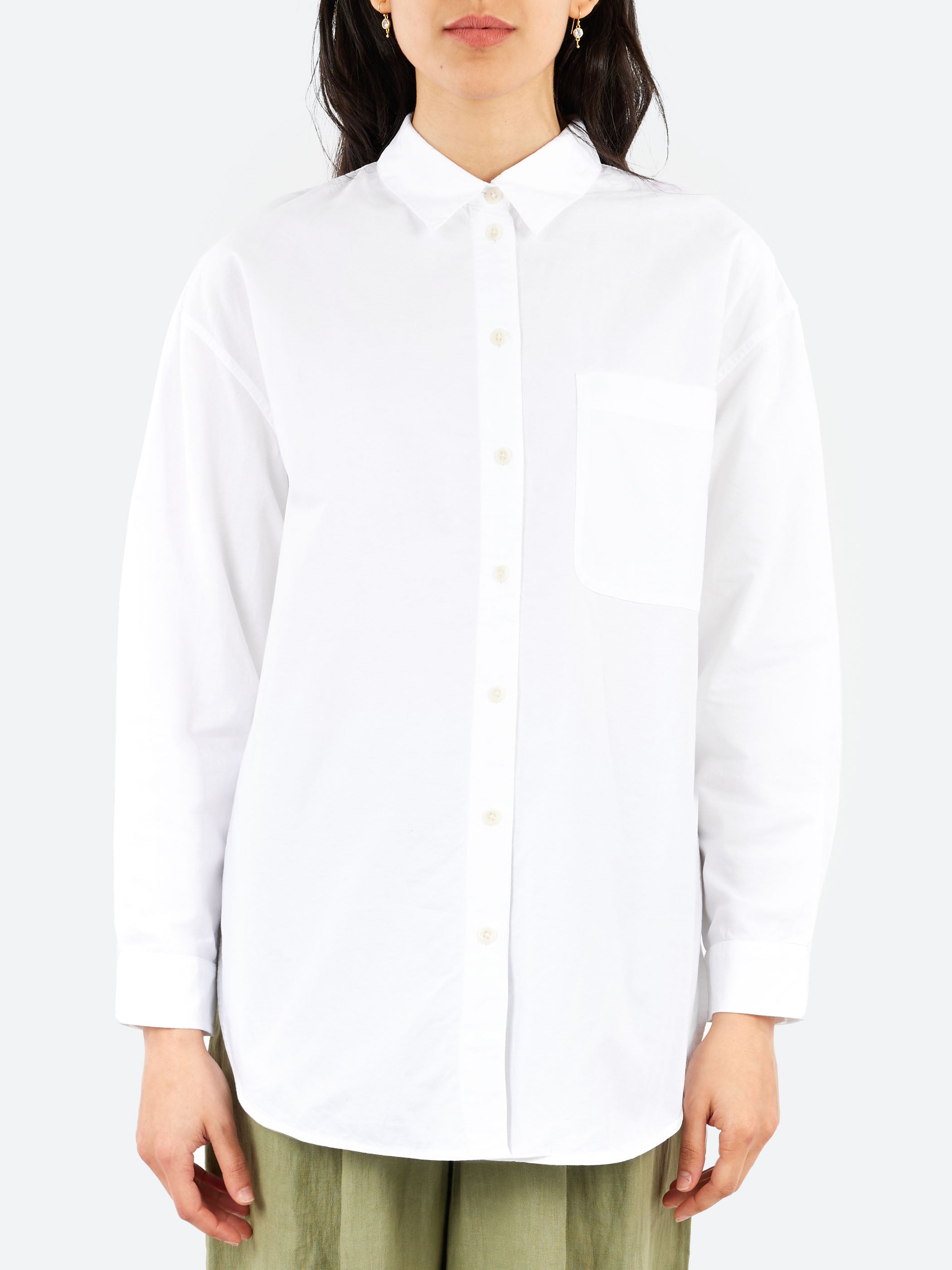 Oxford Oversized Long Shirt