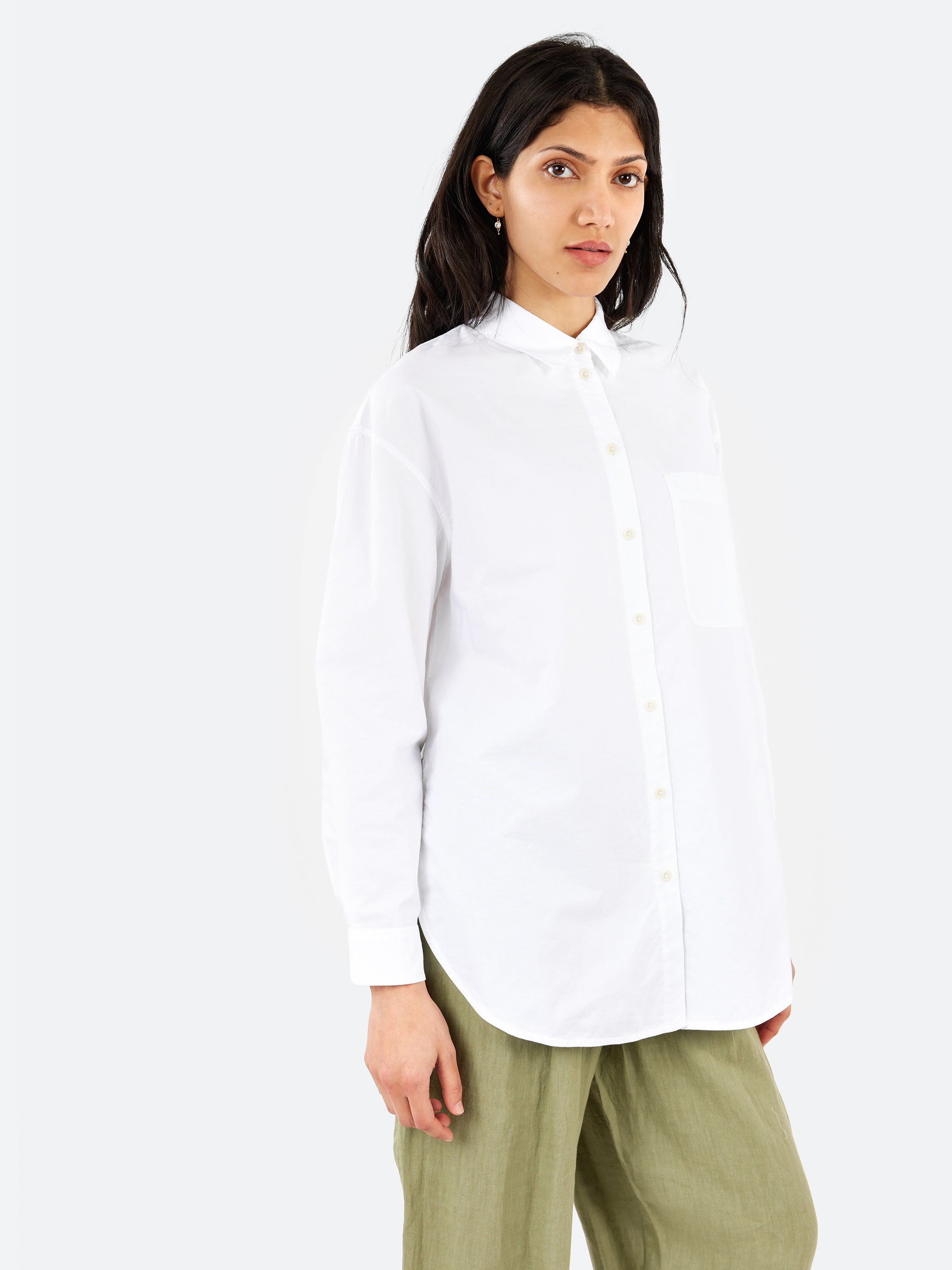 Oxford Oversized Long Shirt