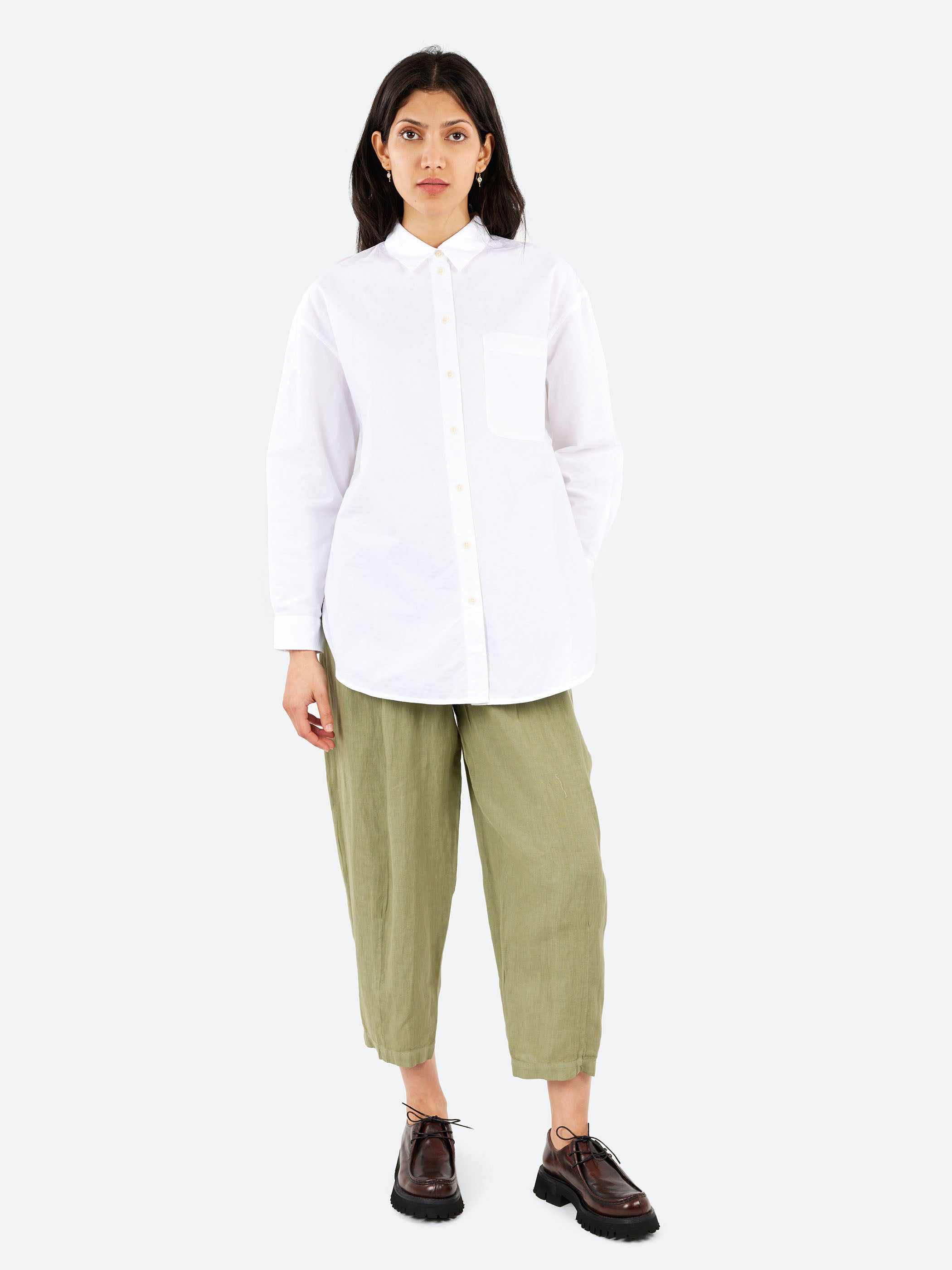 Minako Garment Dyed Linen Trousers