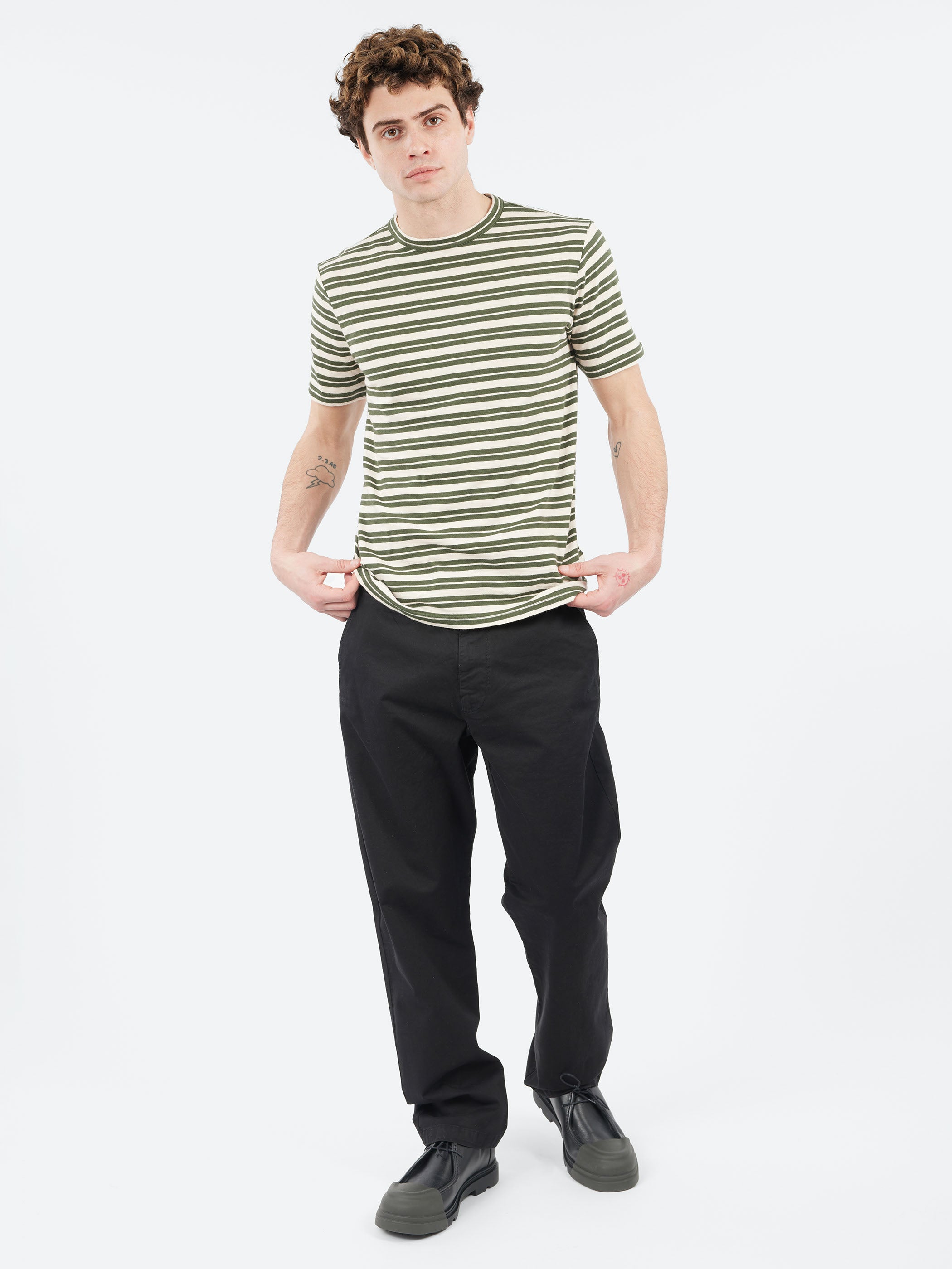 Theo Stripe Short Sleeve Tee