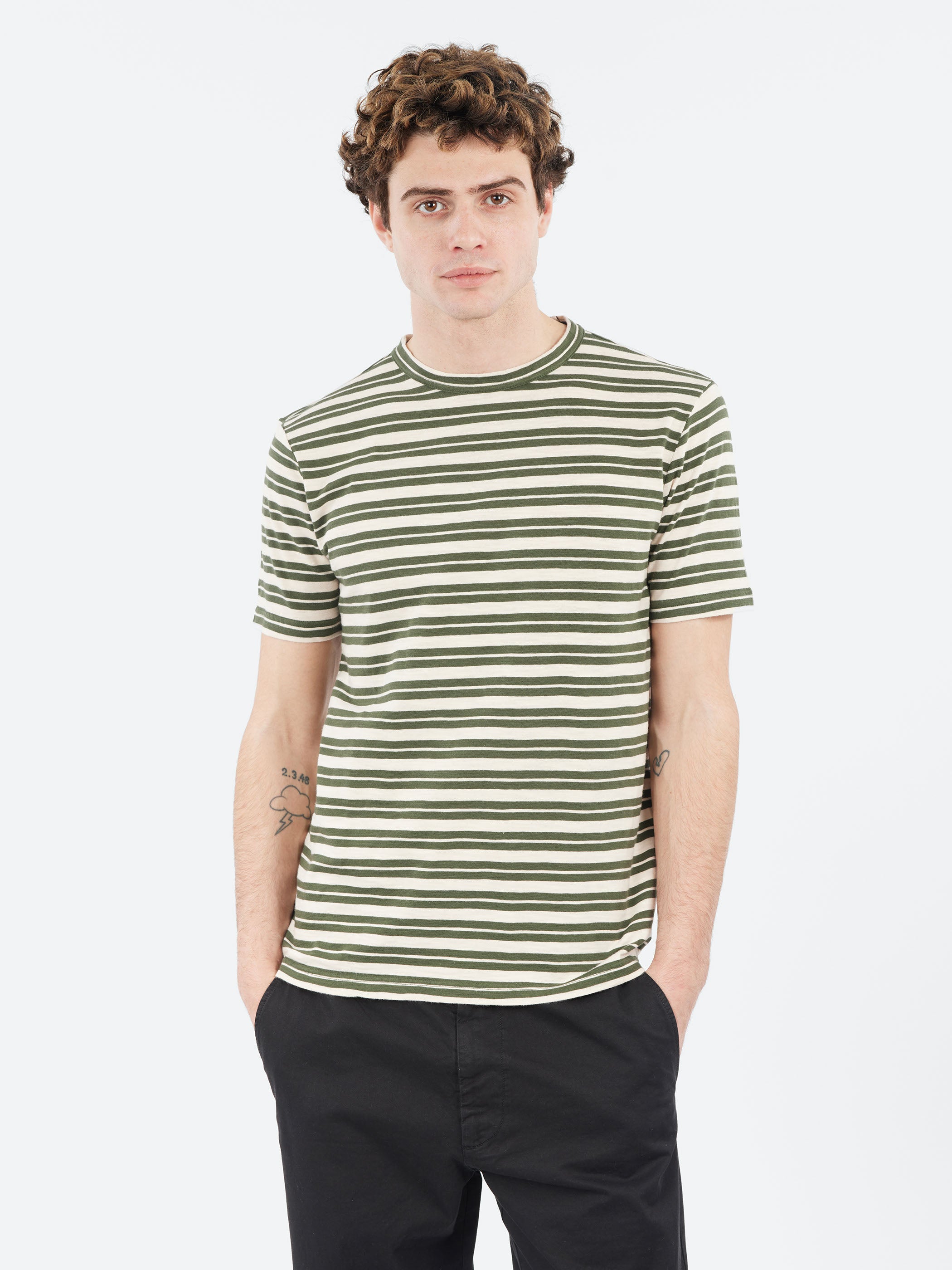 Theo Stripe Short Sleeve Tee