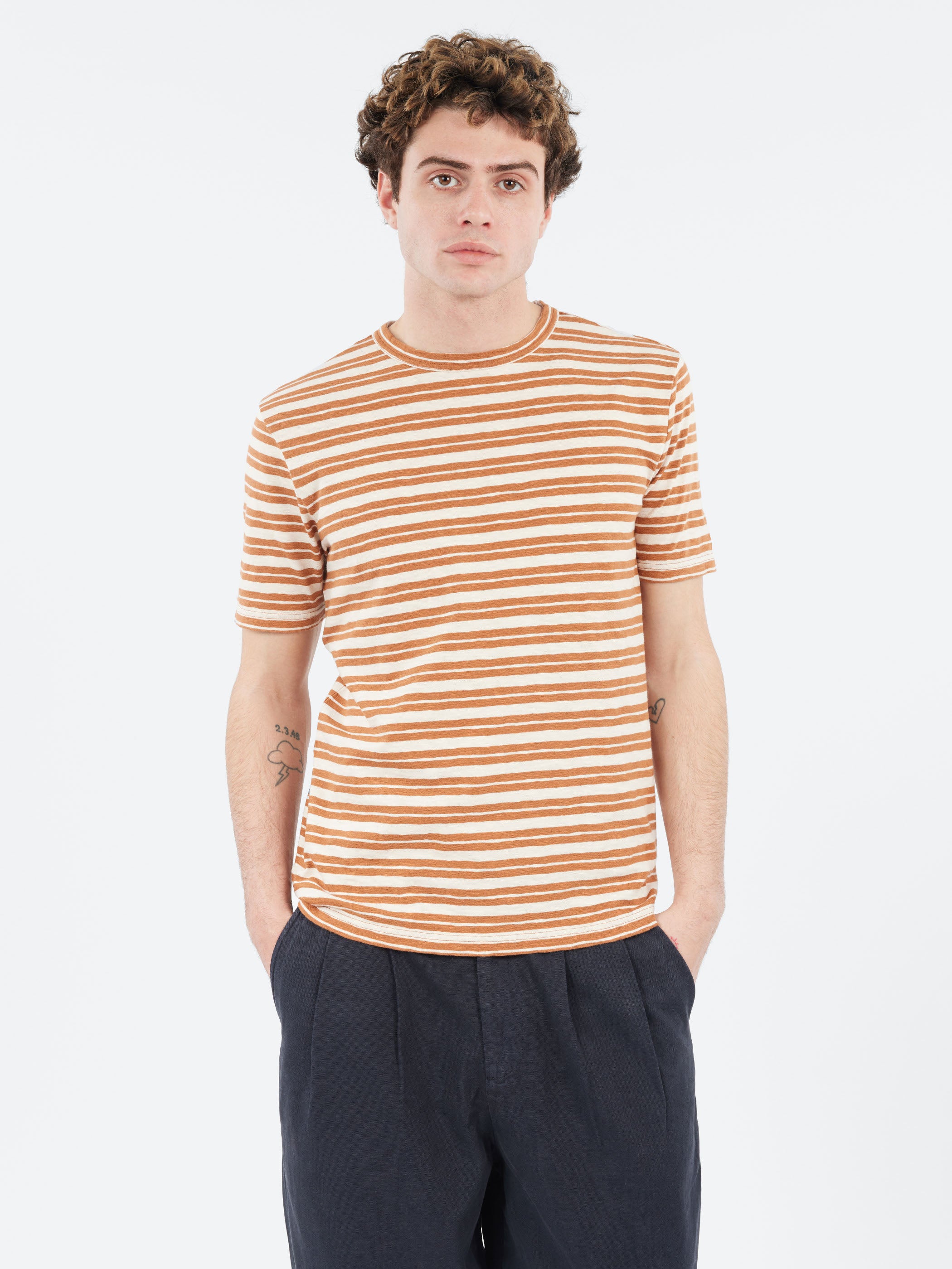 Theo Stripe Short Sleeve Tee