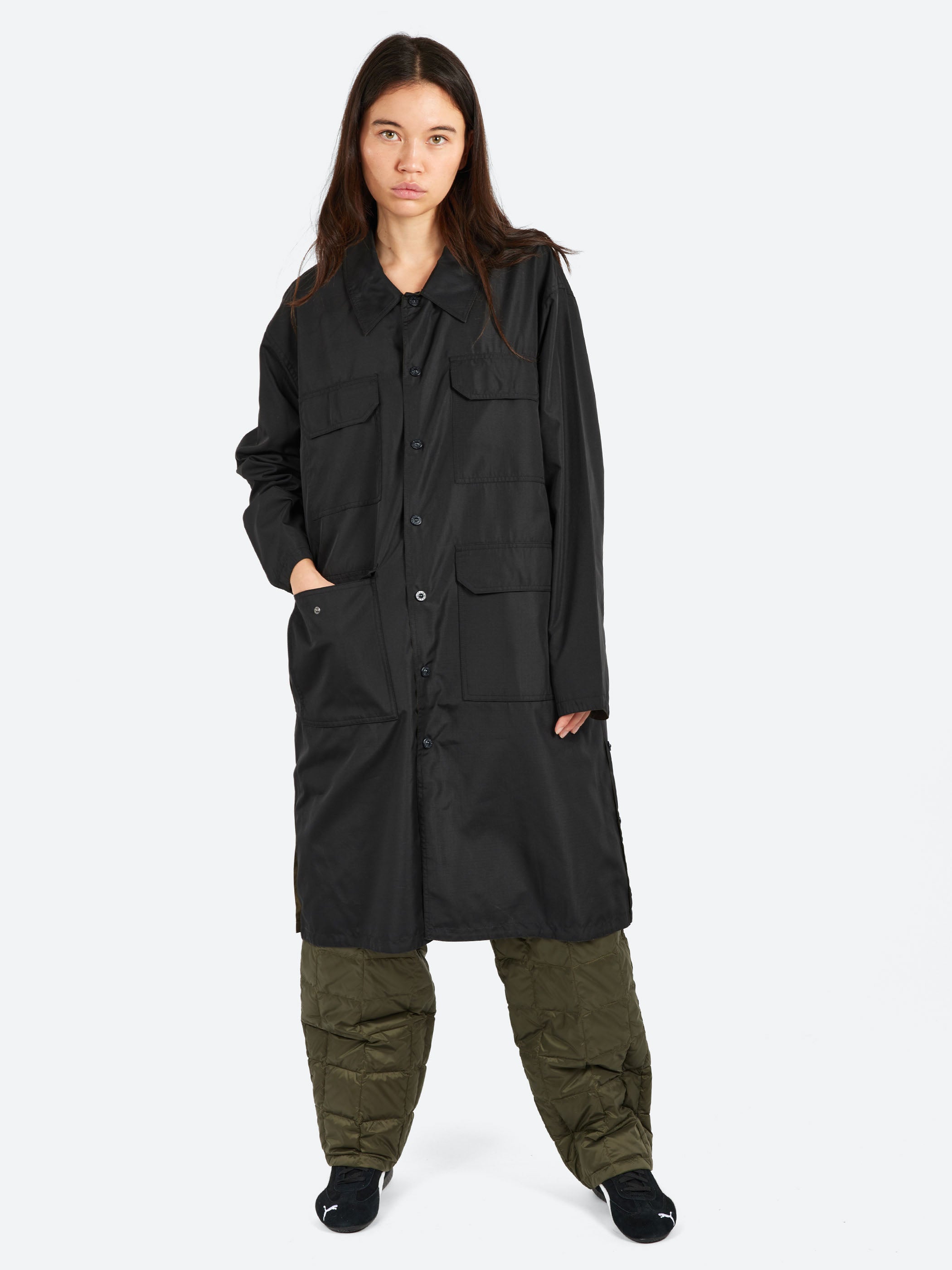 MIL Reversible Bal Collar Coat