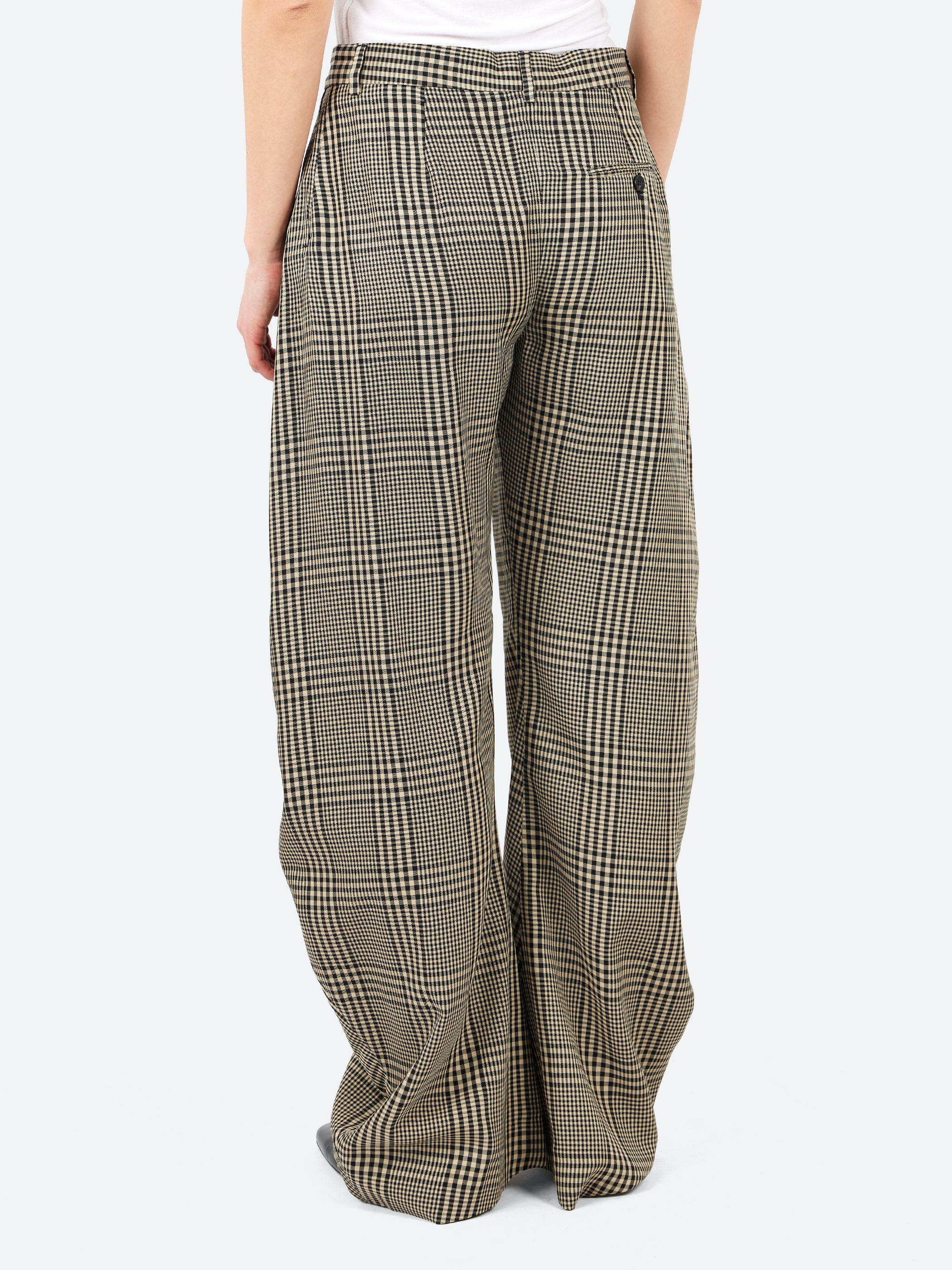 Plaid Tailored Trousers