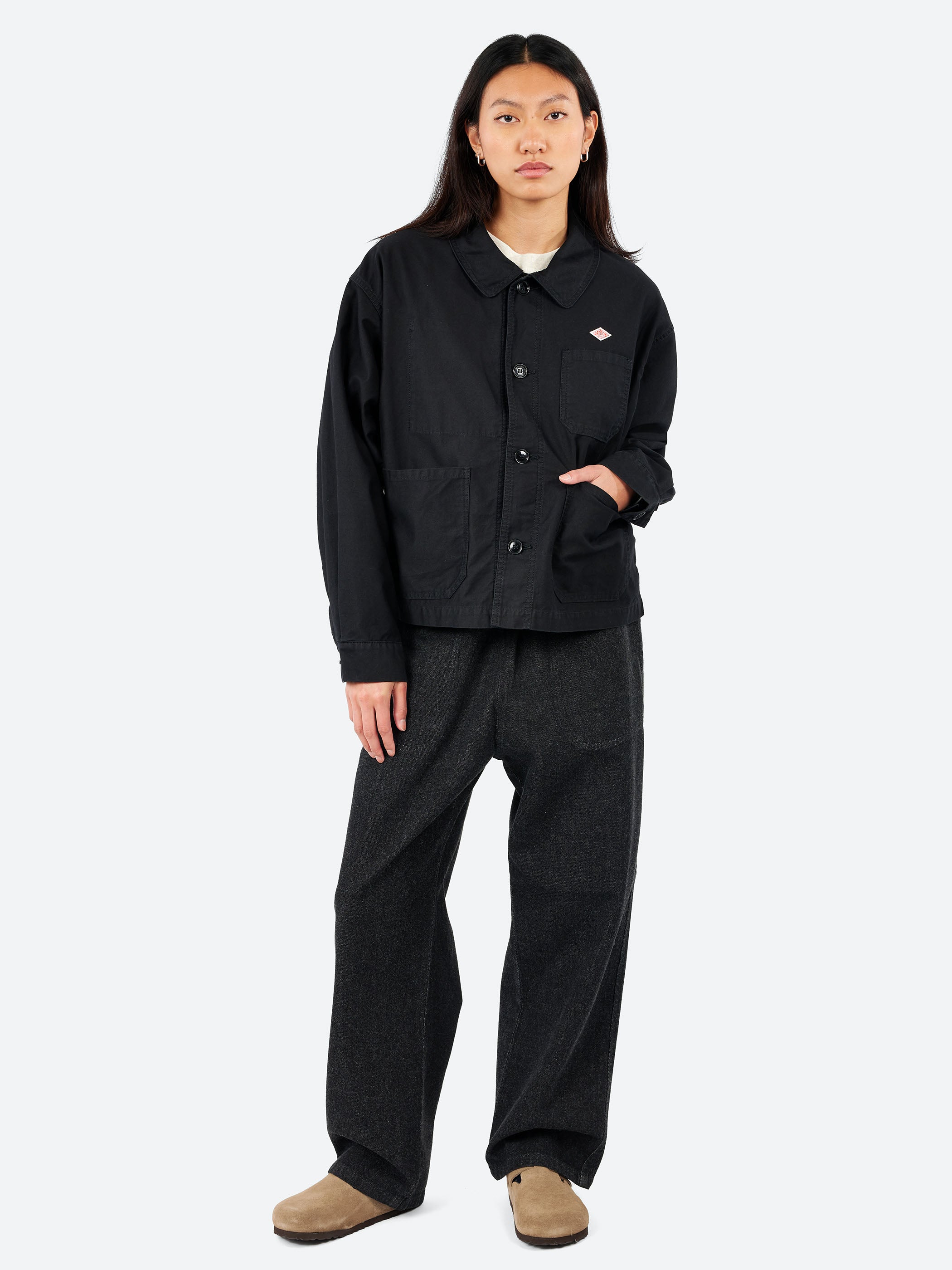 Moleskin Wide Coverall Jacket