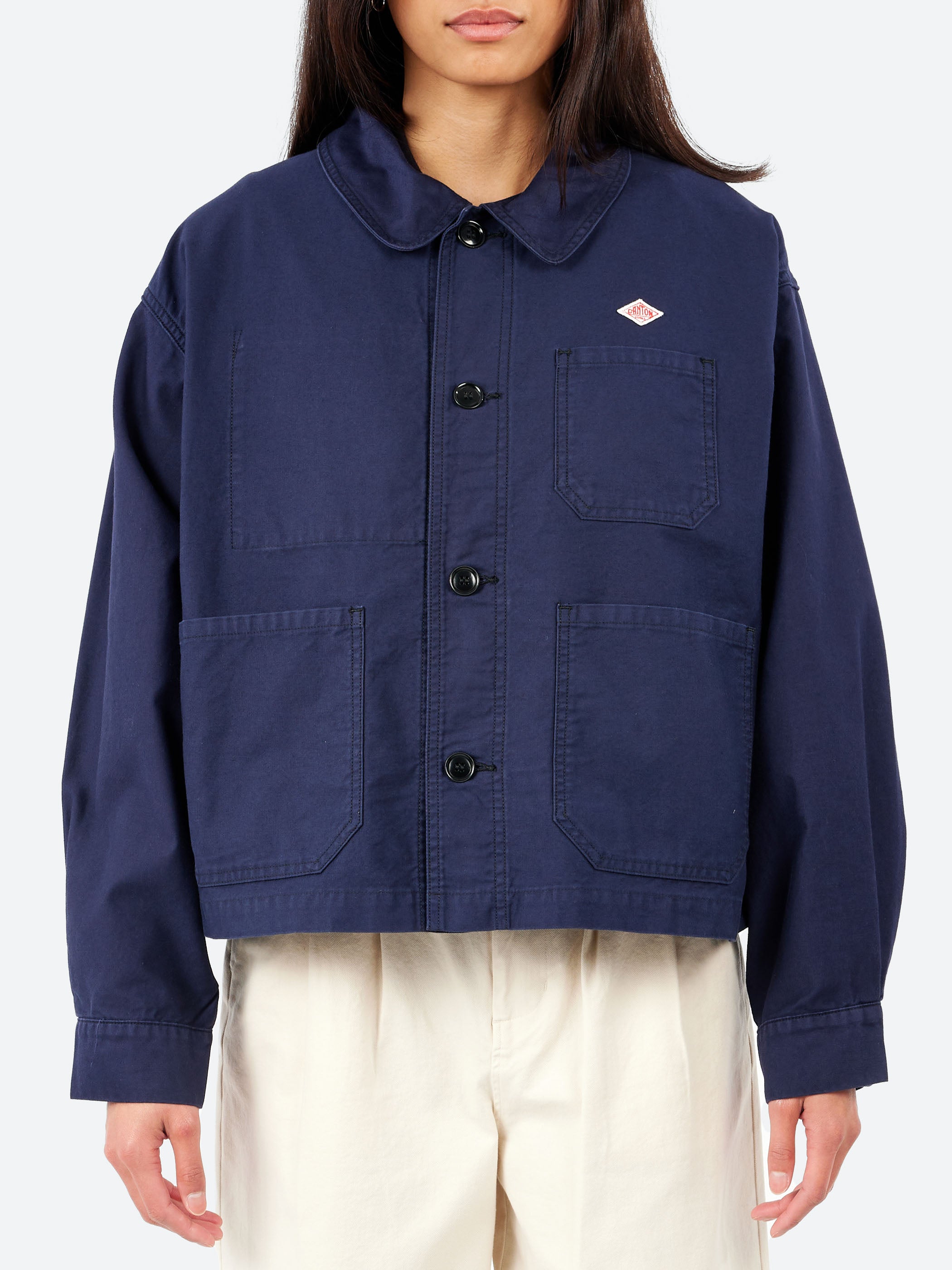 Moleskin Wide Coverall Jacket