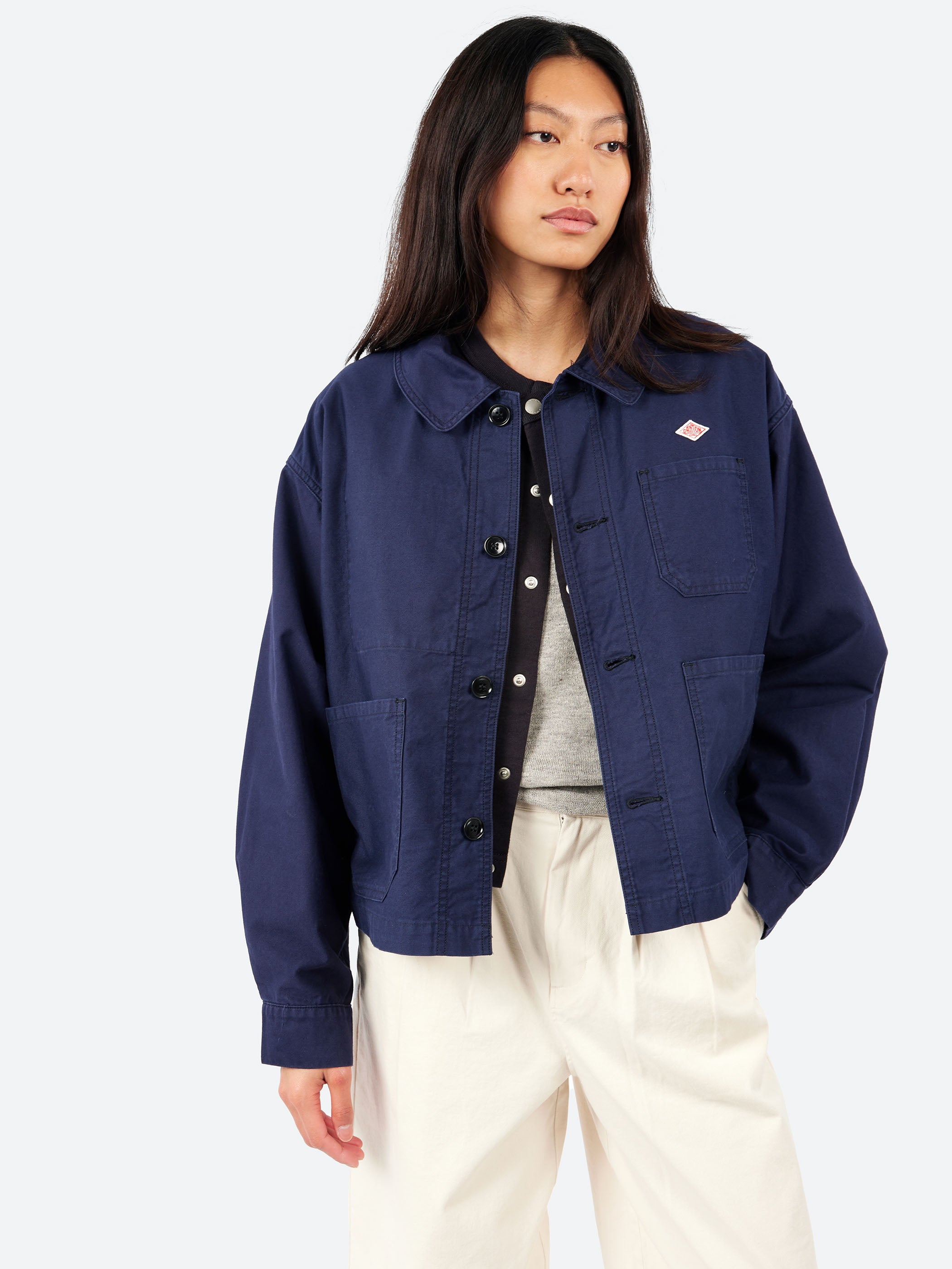 Moleskin Wide Coverall Jacket