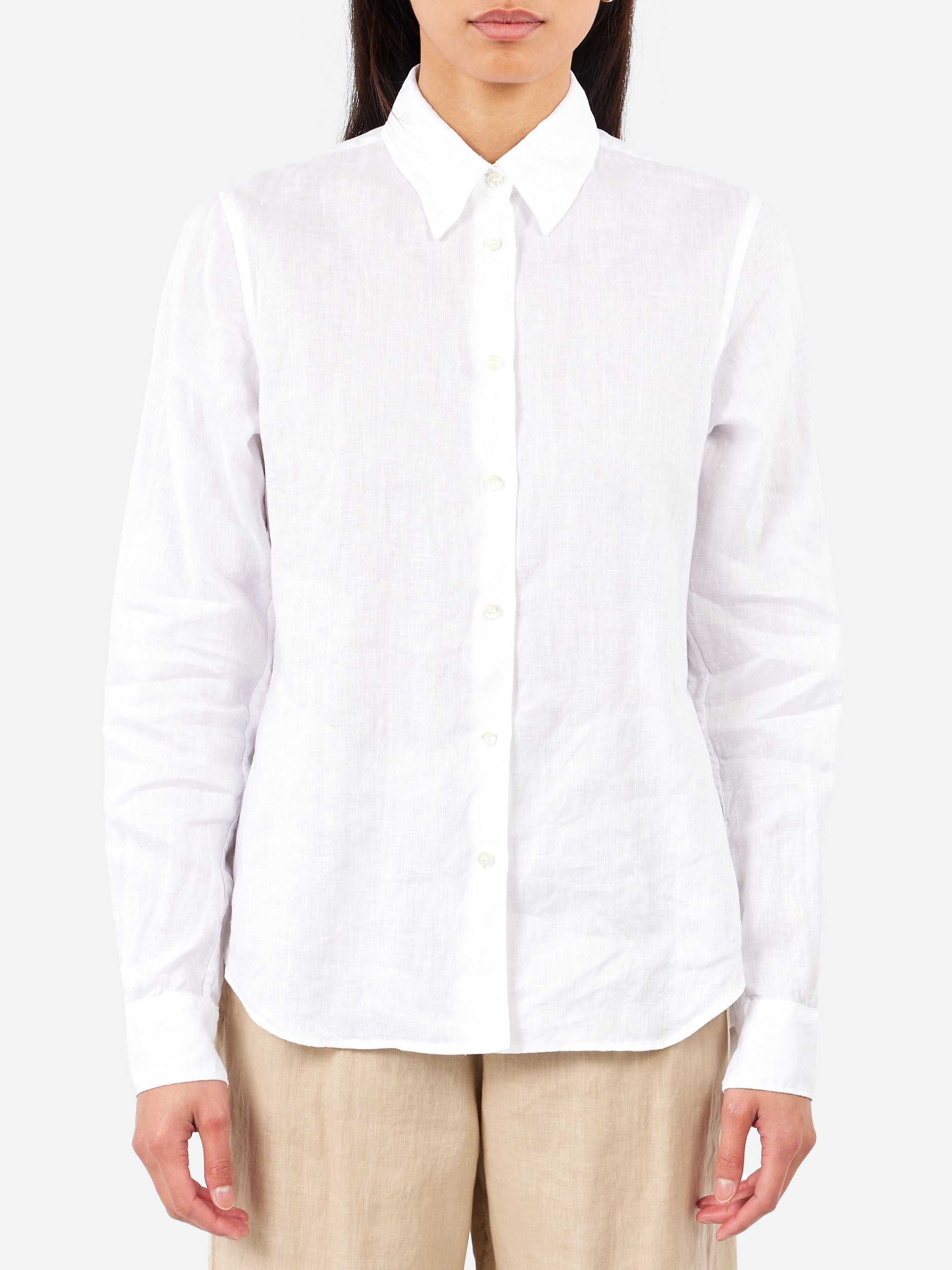 Garment Dyed Linen Shirt