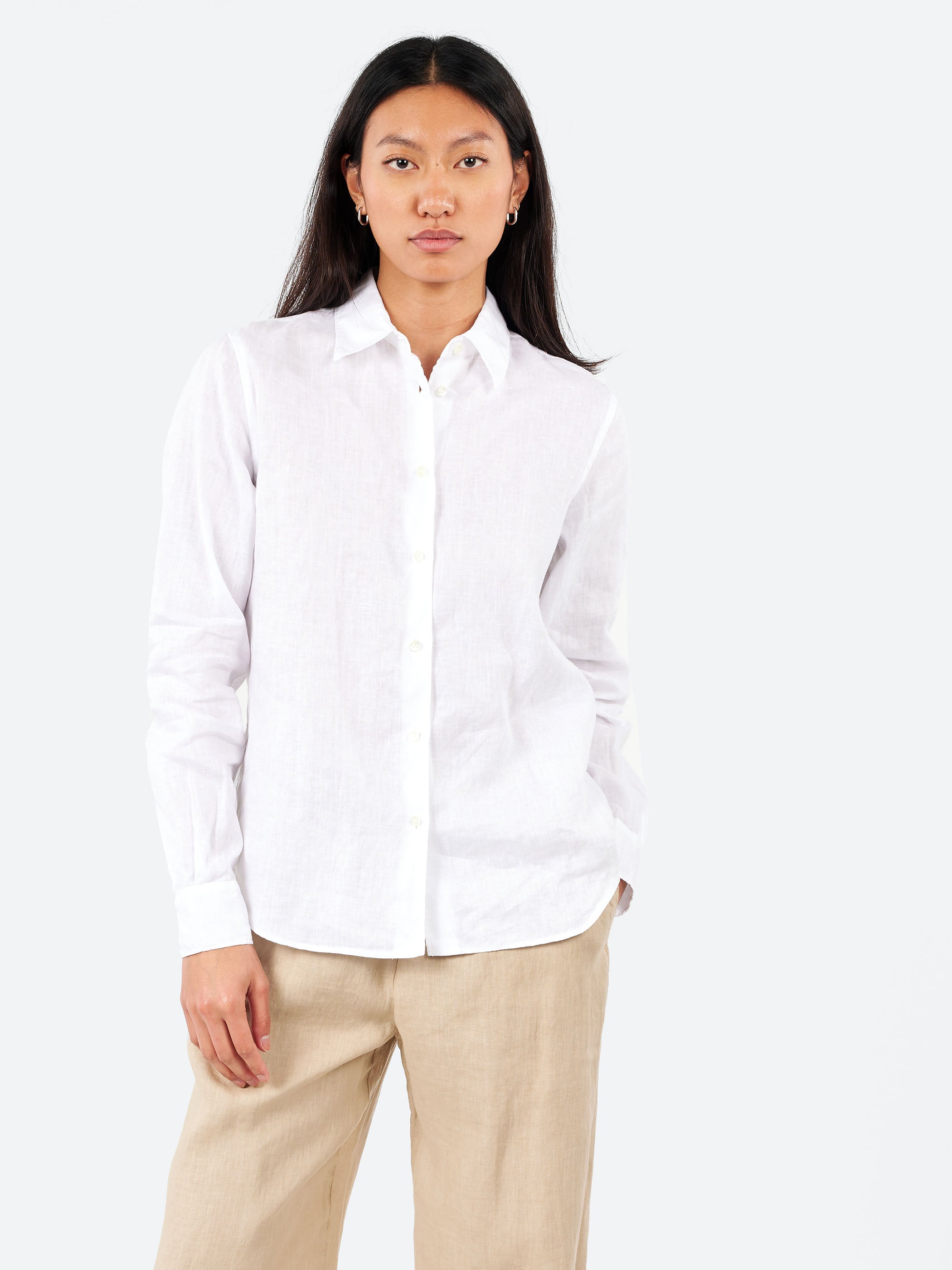 Garment Dyed Linen Shirt