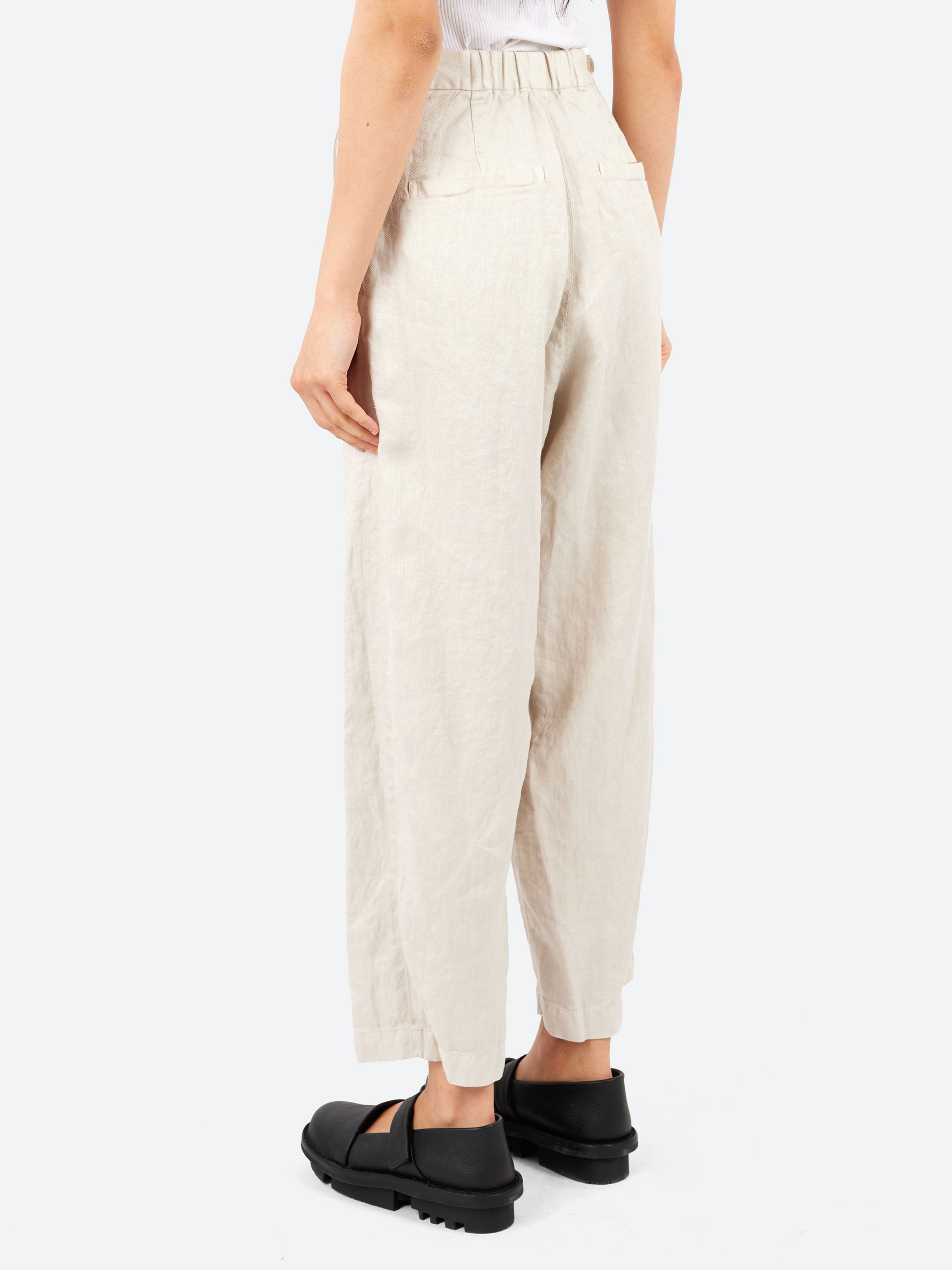 Linen Twill Wide Pants