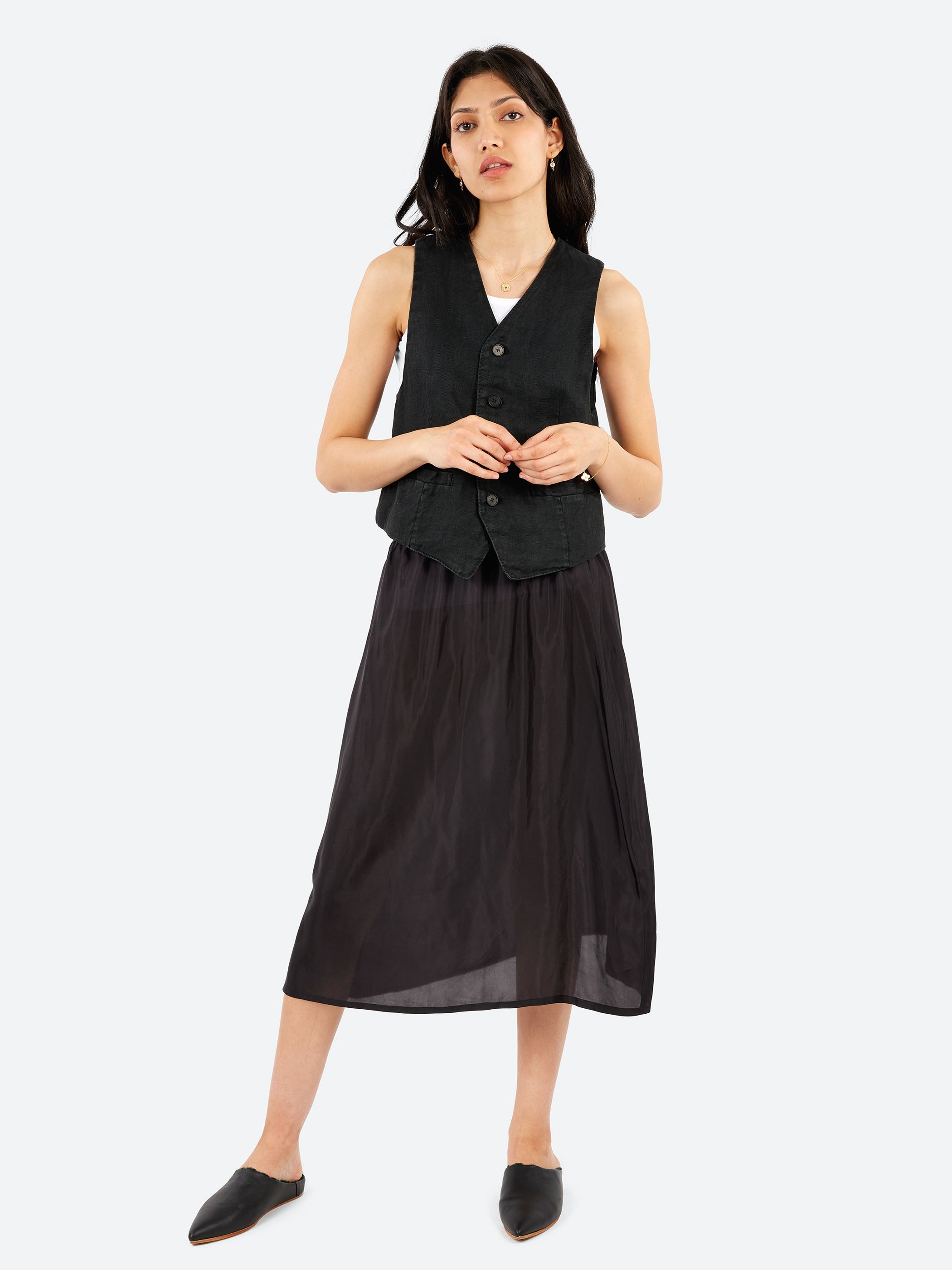 Bemberg Taffeta Slip Skirt