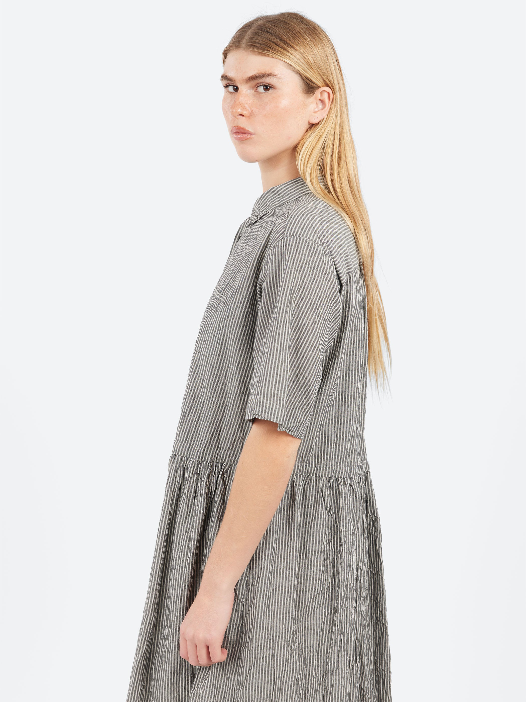 C/L Stripe Short Sleeve Dress