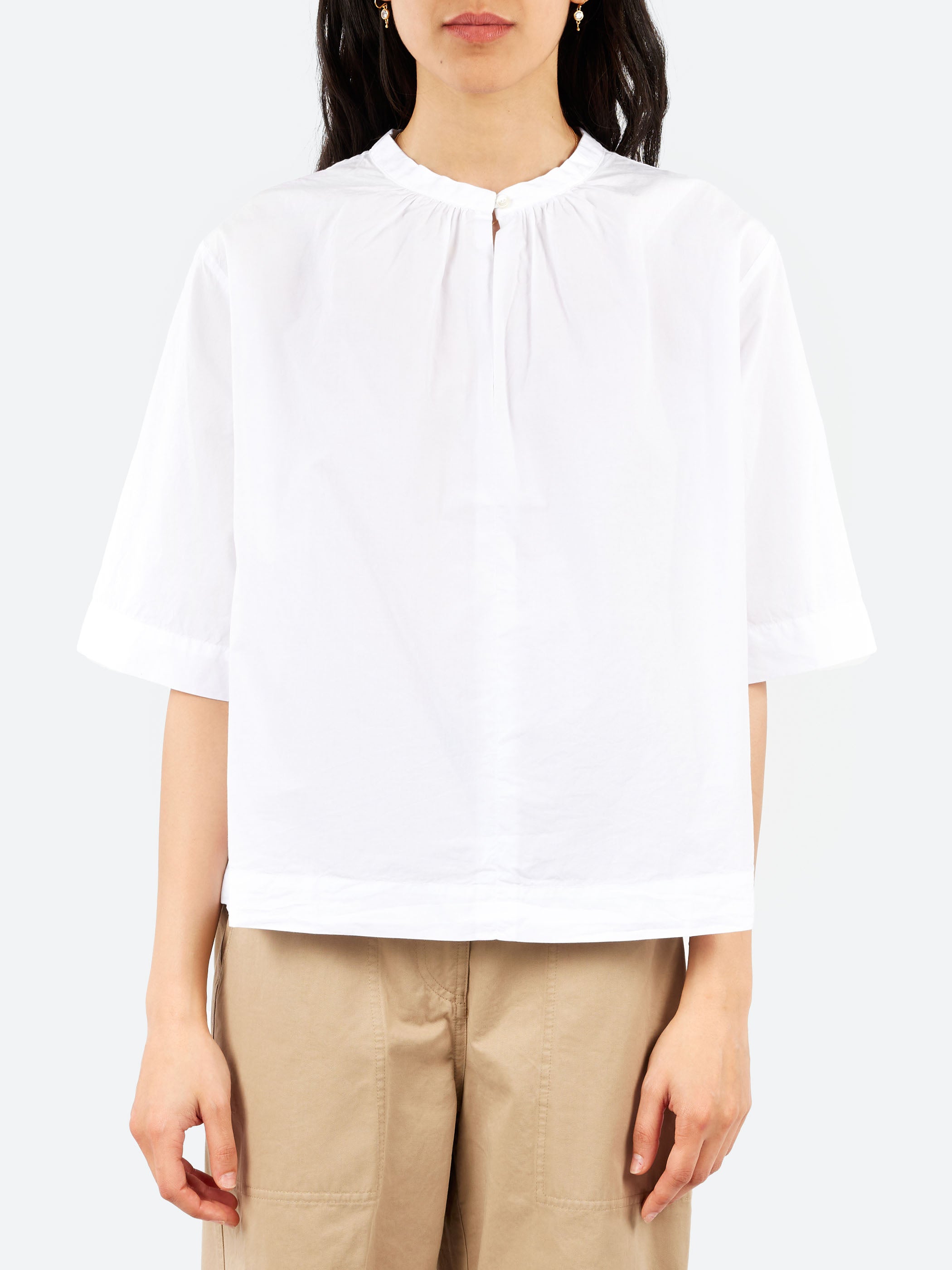 Cotton Poplin Blouse