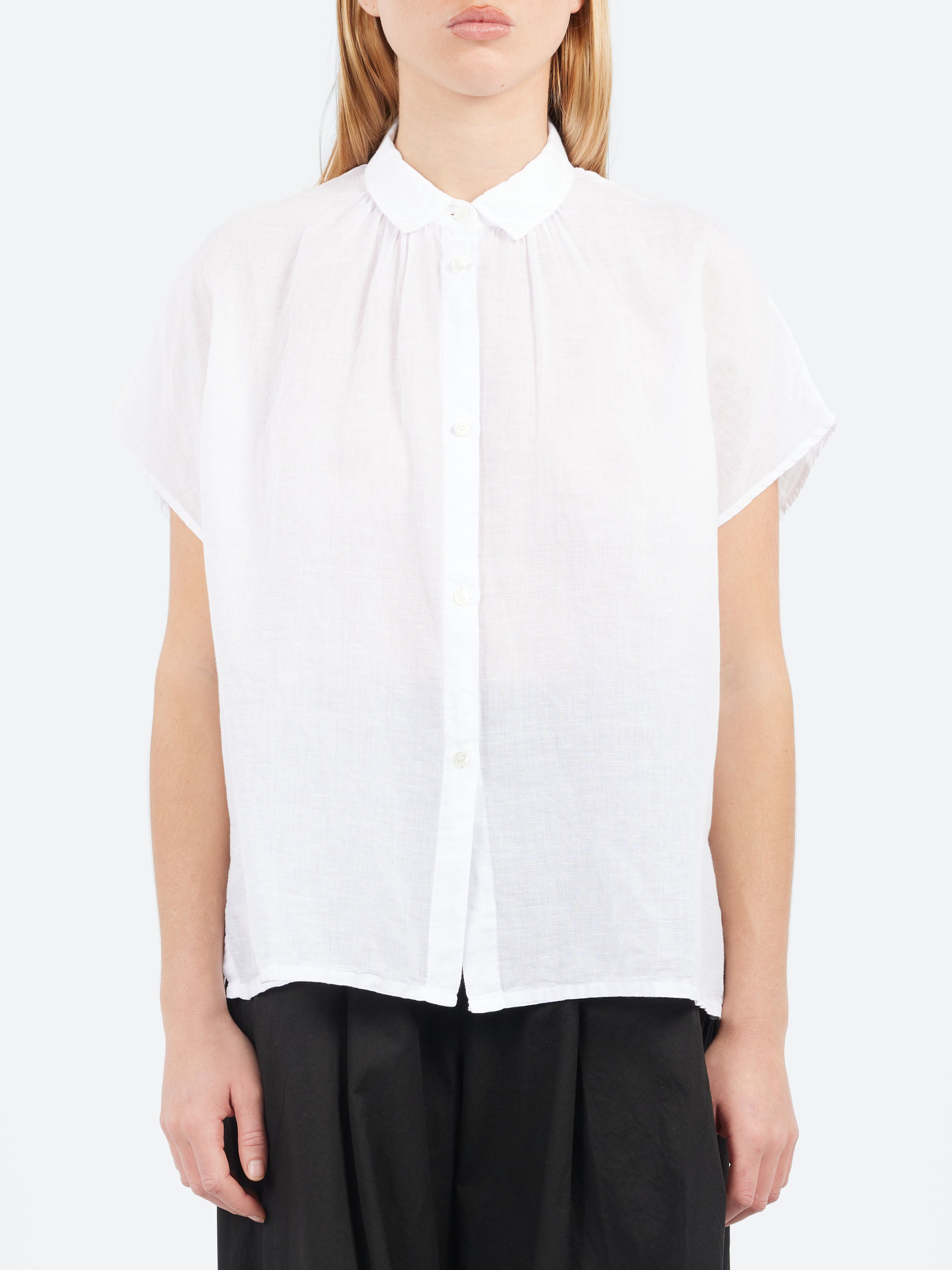 Short Sleeve Button-Up