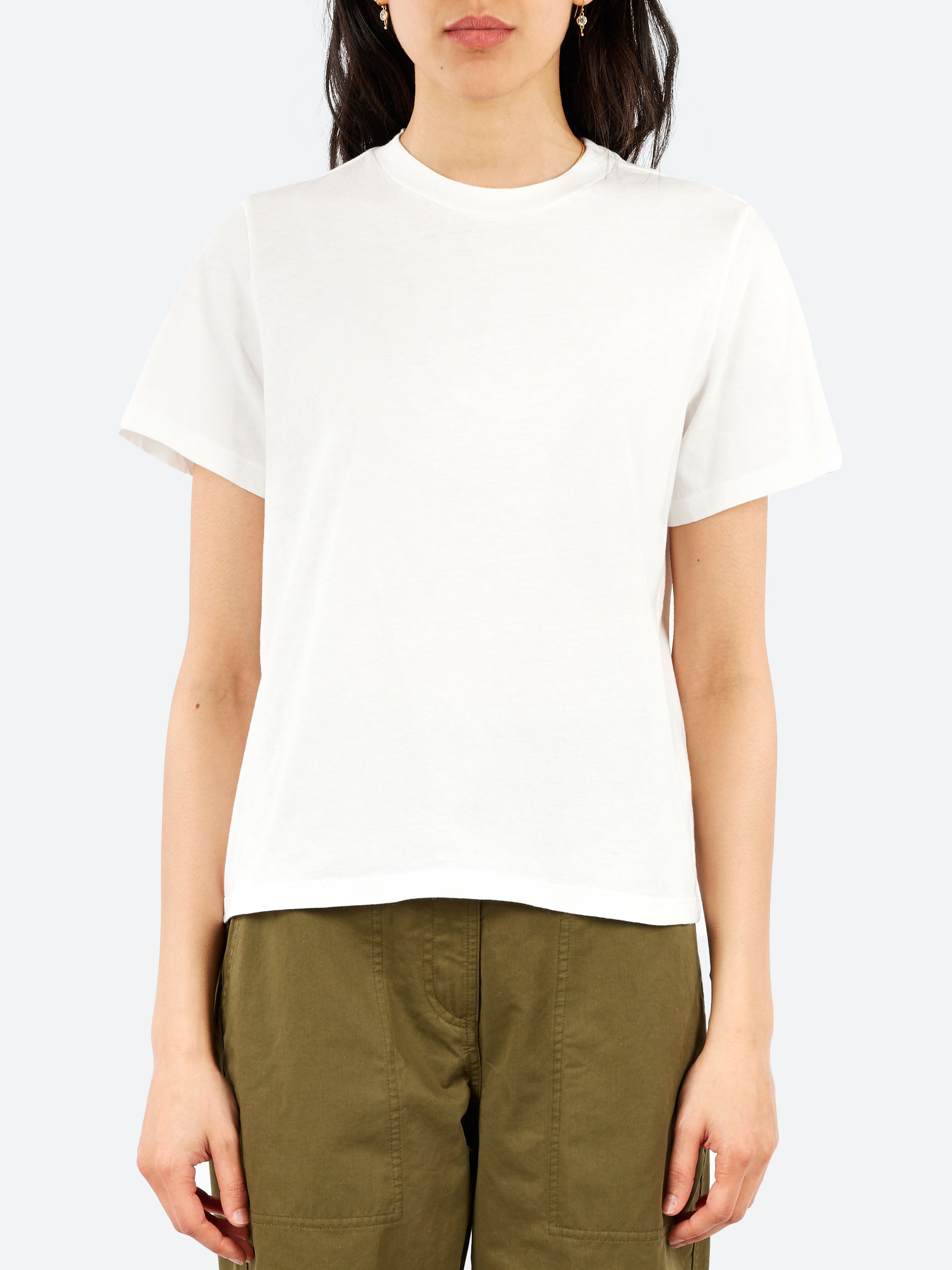 Unevenely-Dyed Cotton Jersey T-Shirt