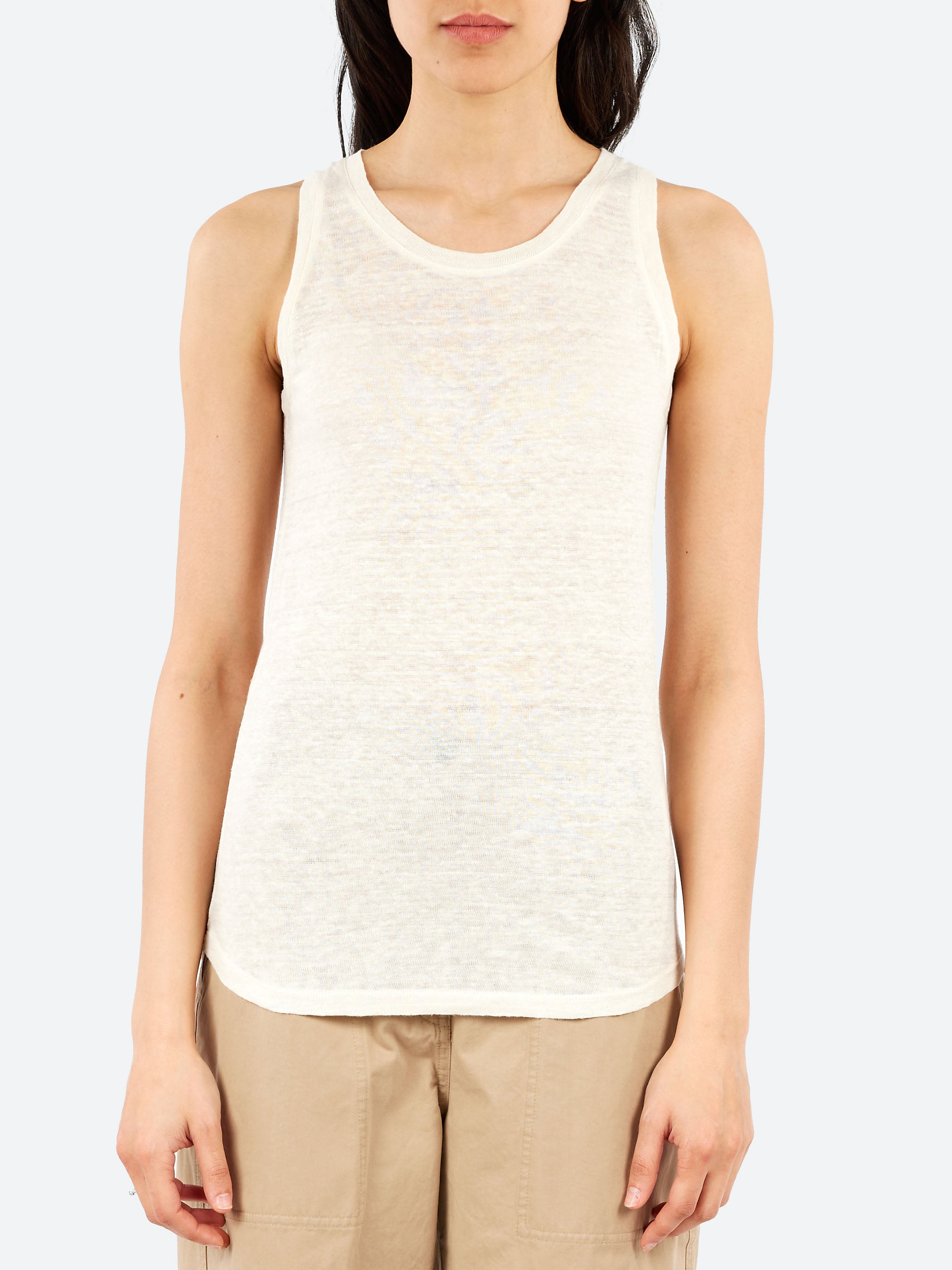 Linen Jersey Tank Top