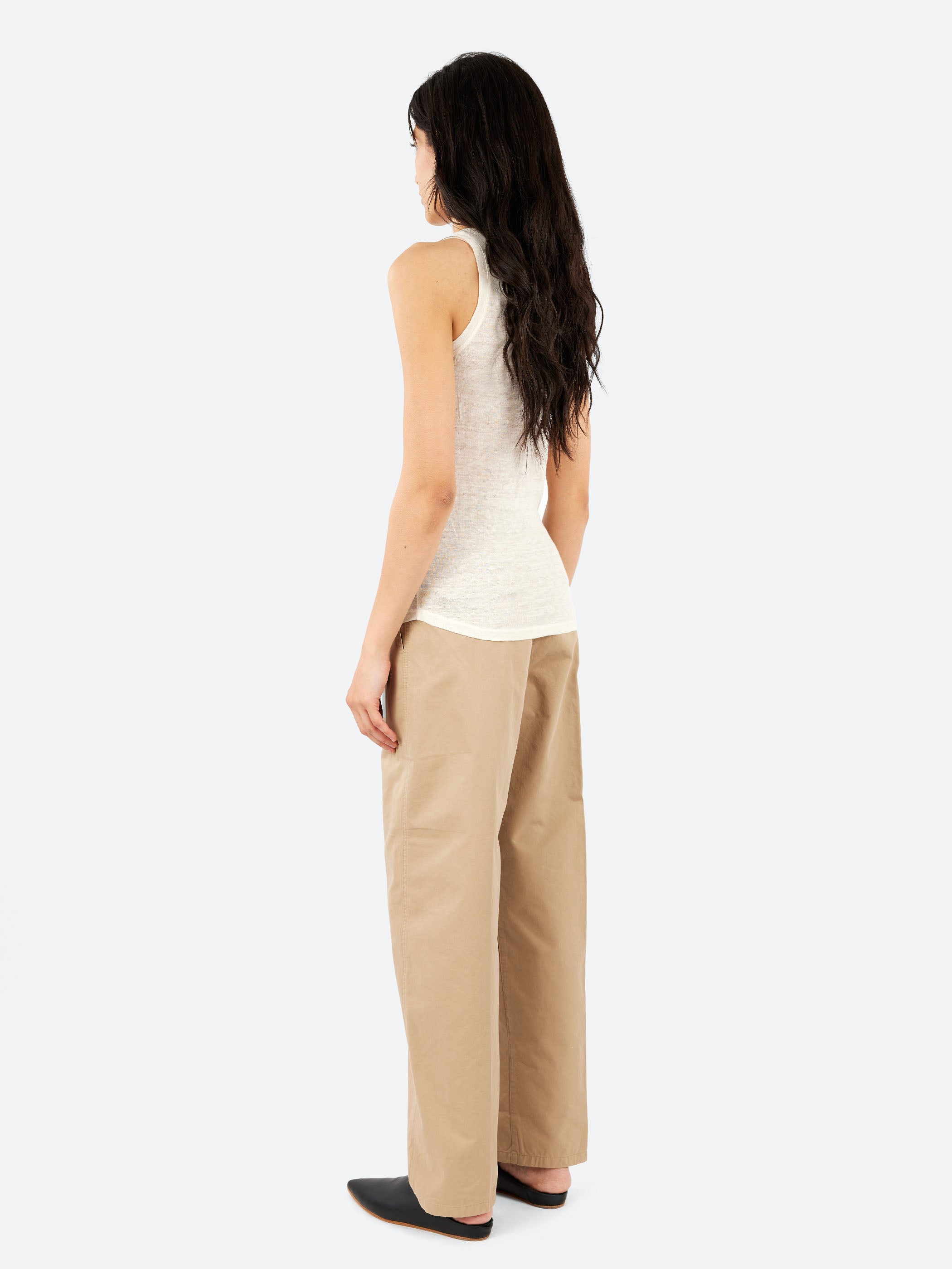 Linen Jersey Tank Top