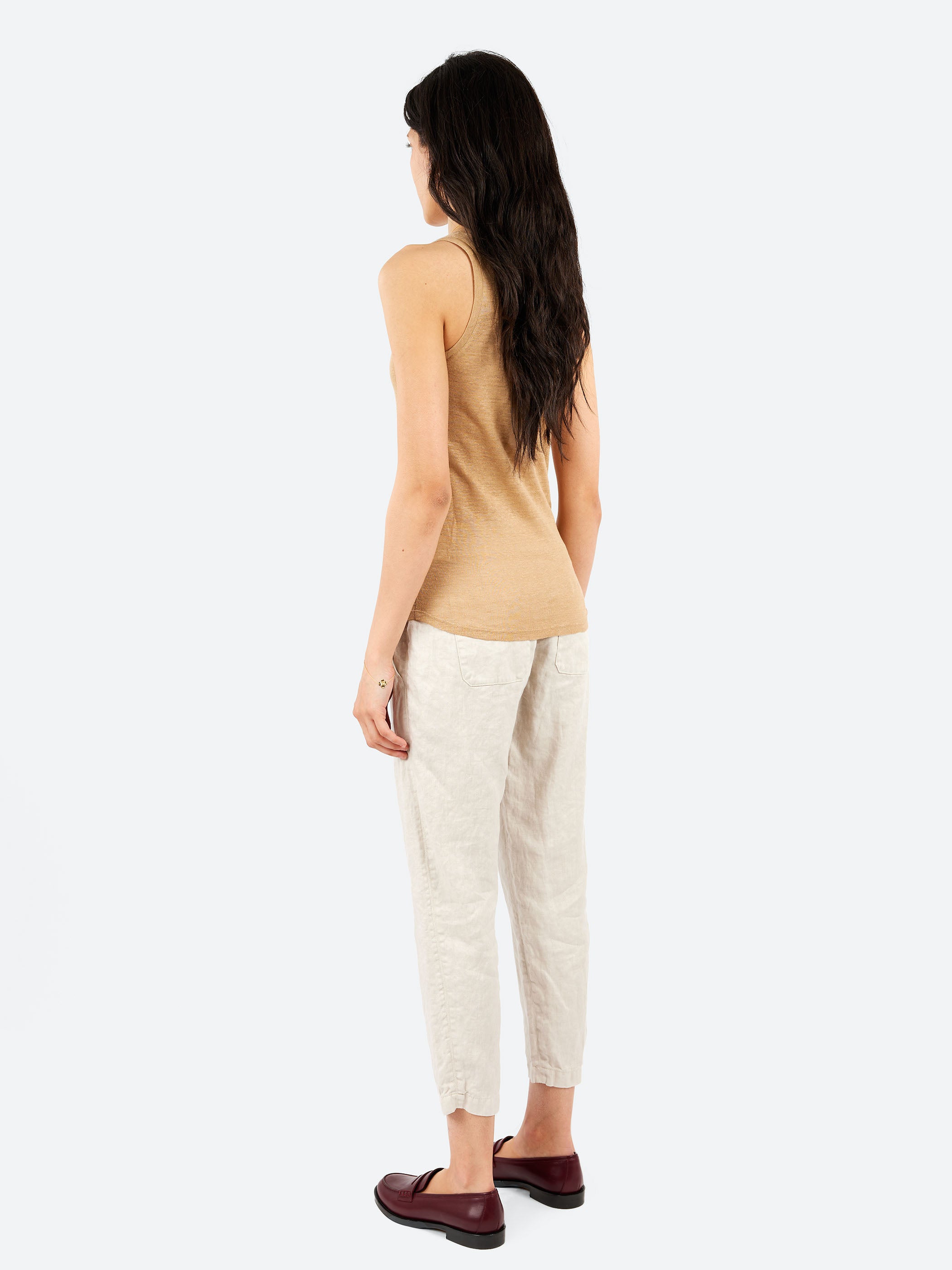 Linen Jersey Tank Top