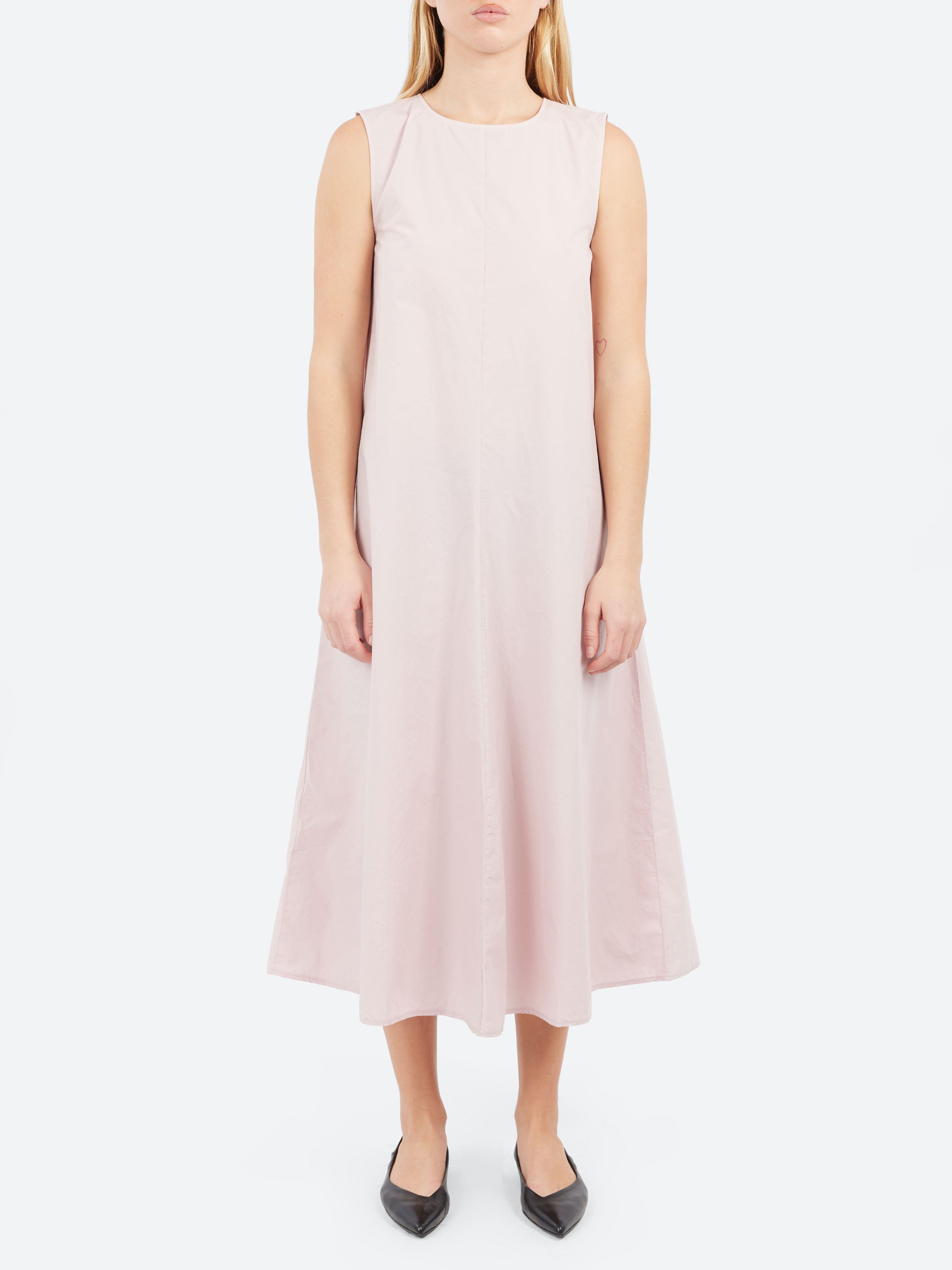 Sleeveless Poplin Dress