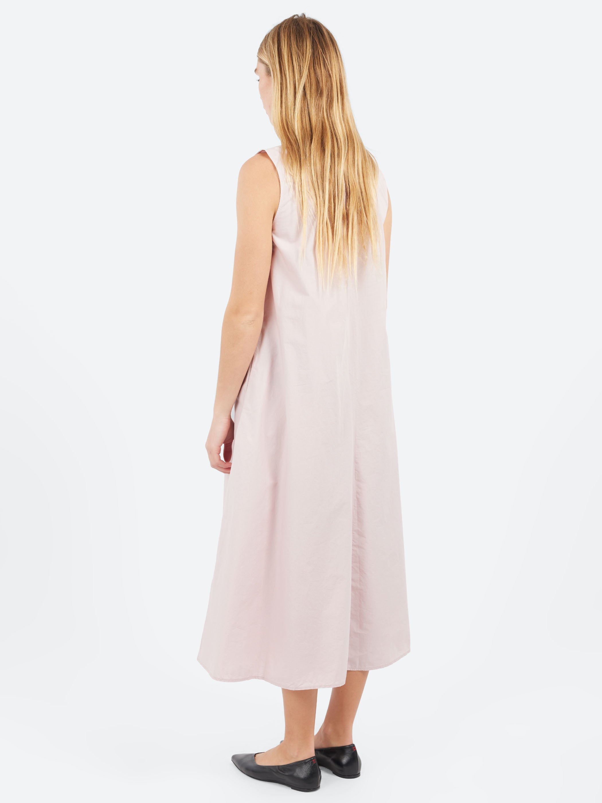 Sleeveless Poplin Dress