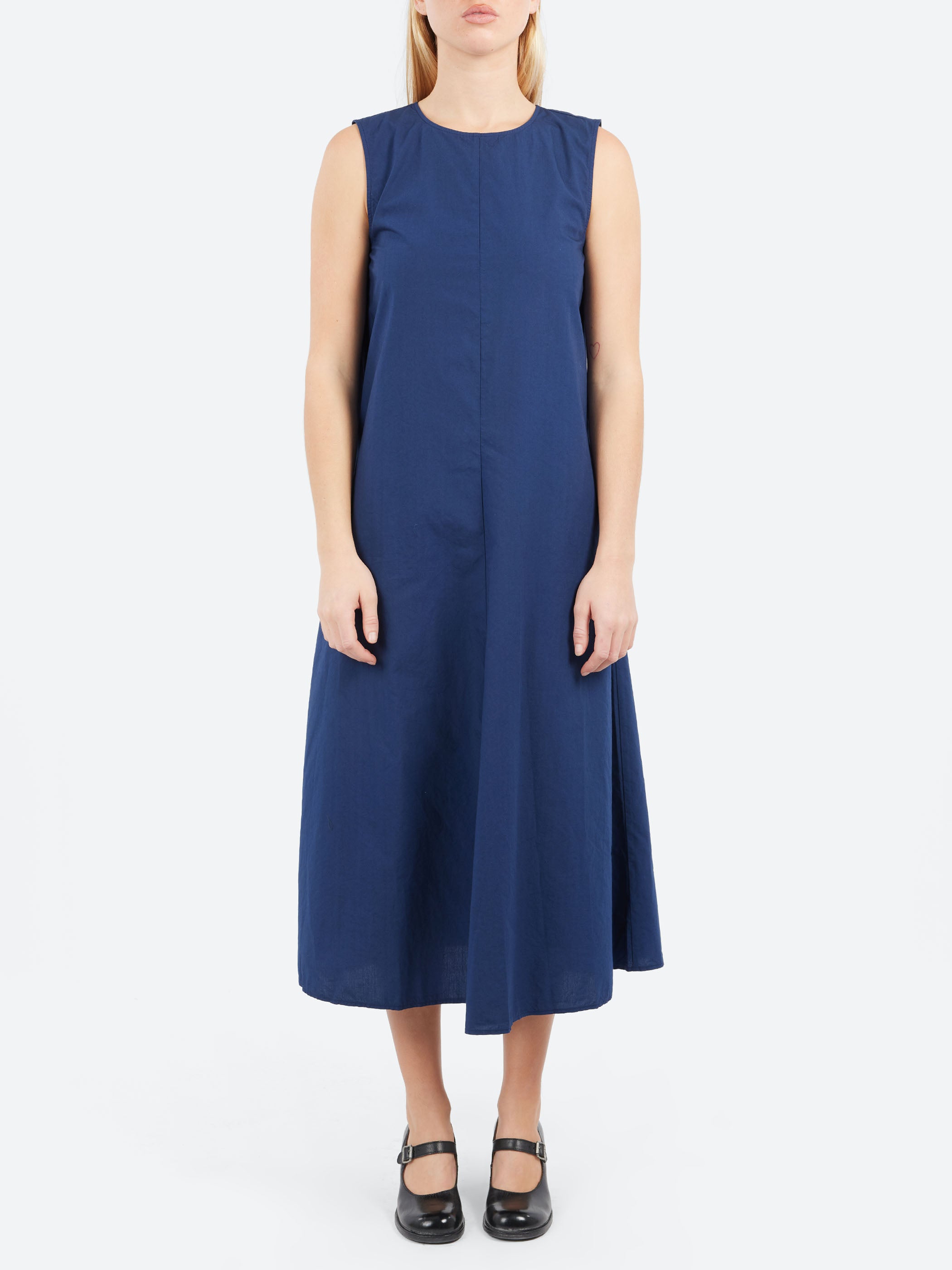 Sleeveless Poplin Dress