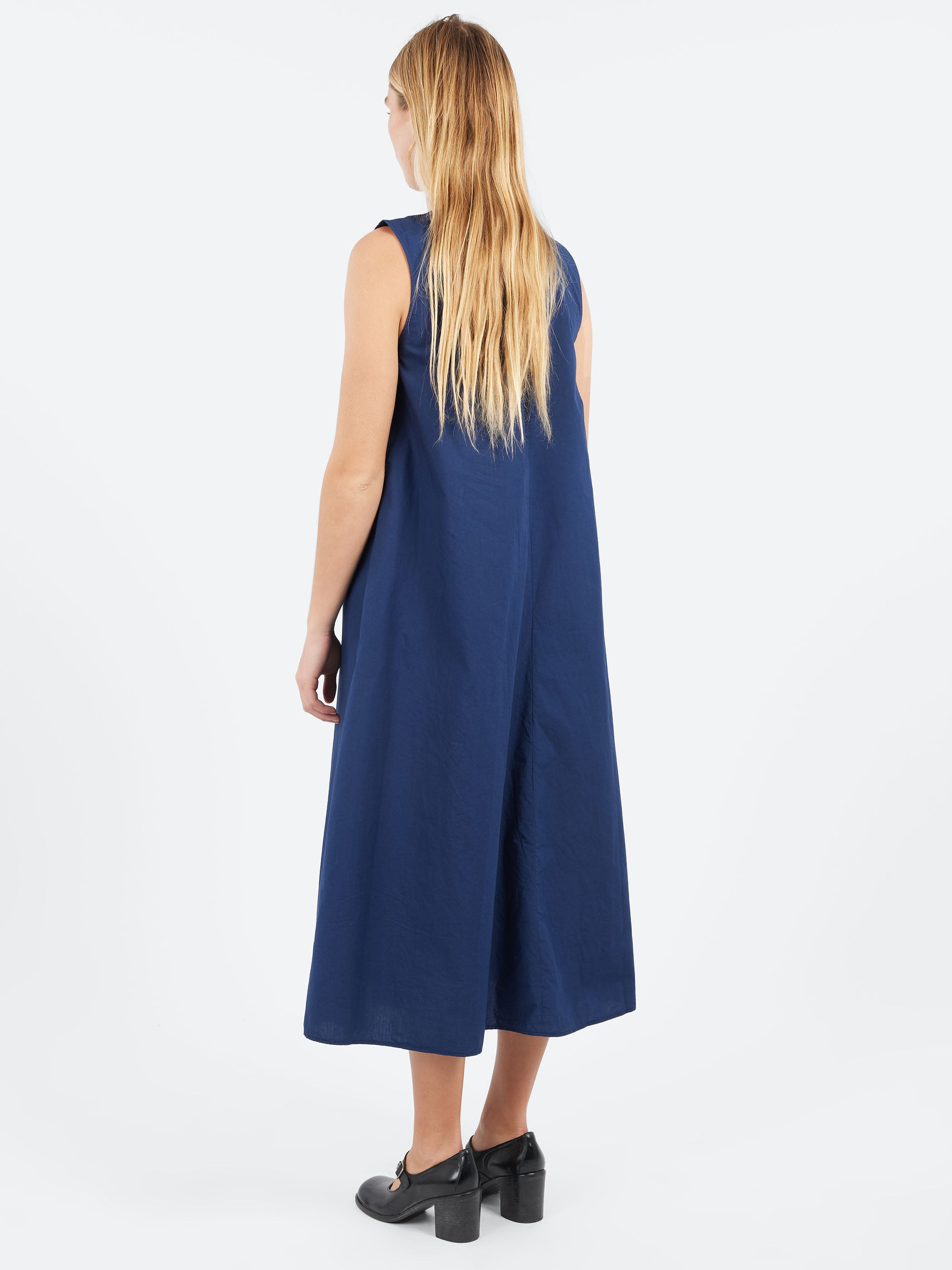 Sleeveless Poplin Dress