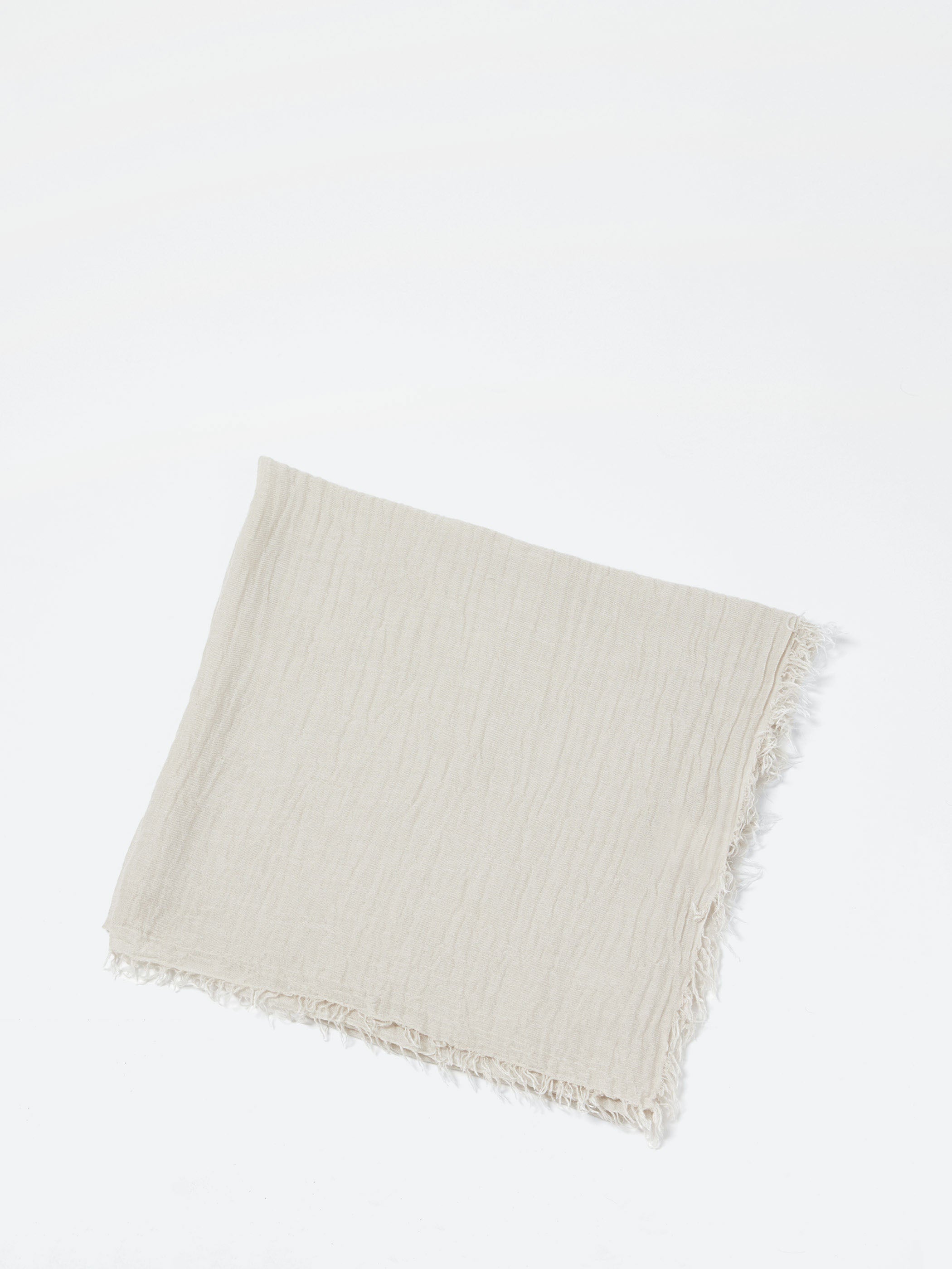 Tencel and Wool Gauze Scarf