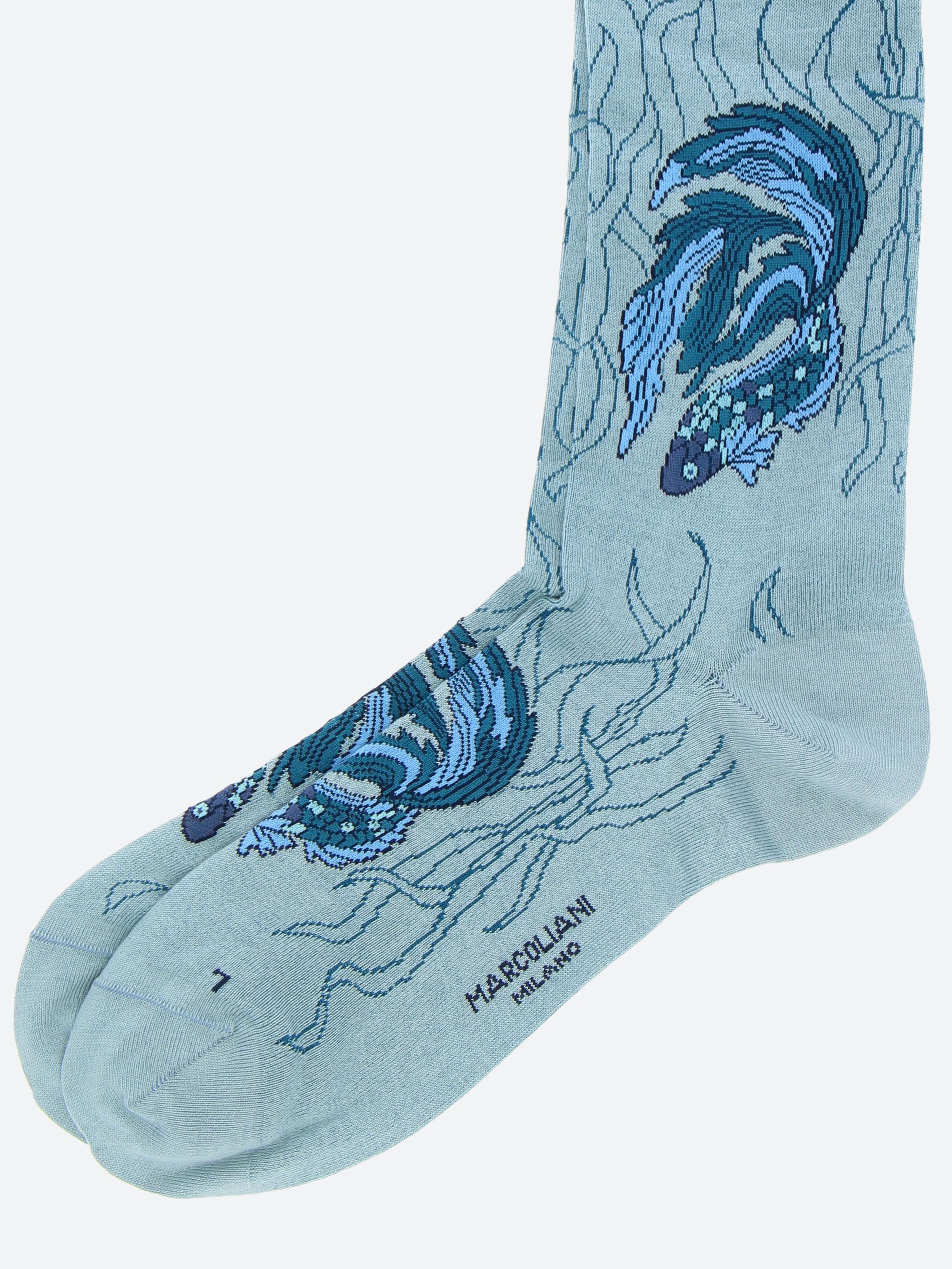 Koi Fish Crew Sock