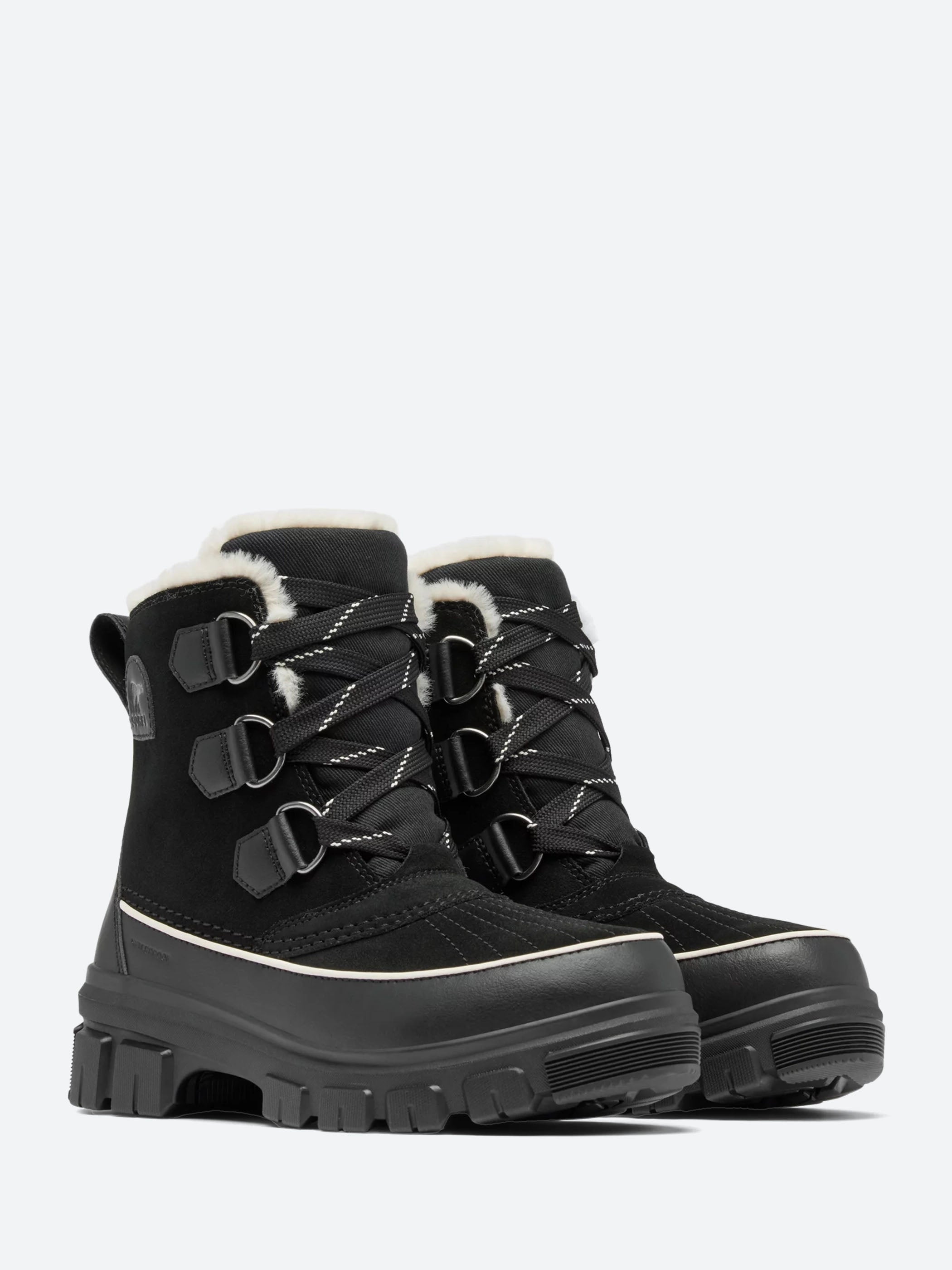 Black sorel boots best sale