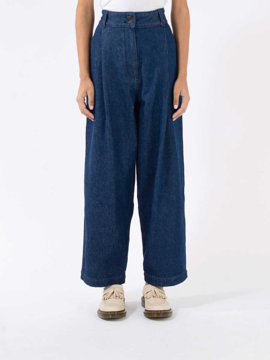 Girls Of Dust - British Worker Pant in Blue – gravitypope