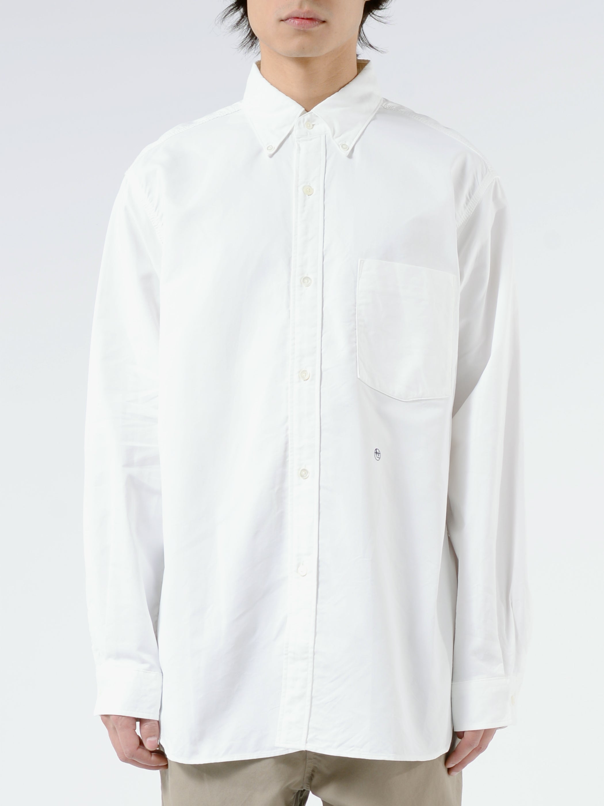 Nanamica - Button Down Wind Shirt in White – gravitypope