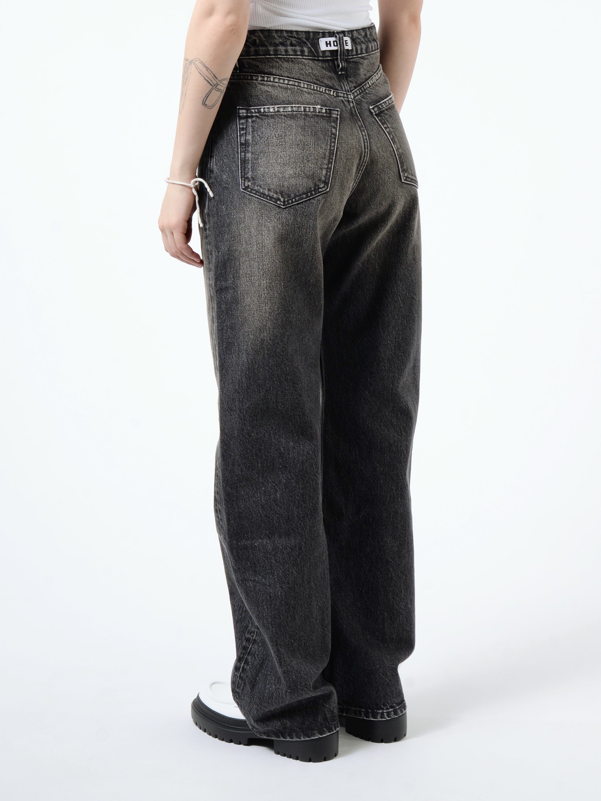 Hope - Land Jeans in Vintage Black Ecru – gravitypope