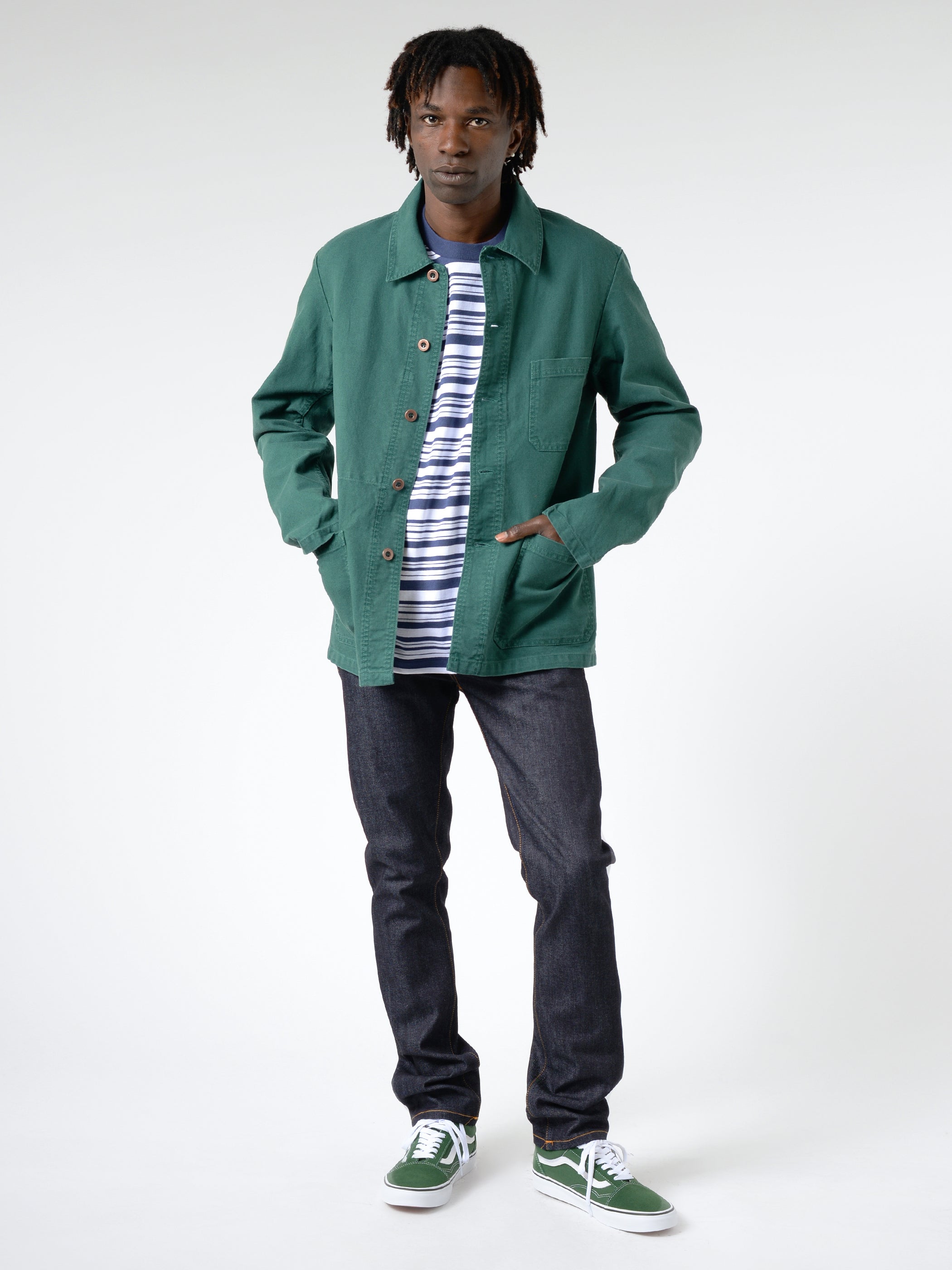 Green workwear jacket hotsell