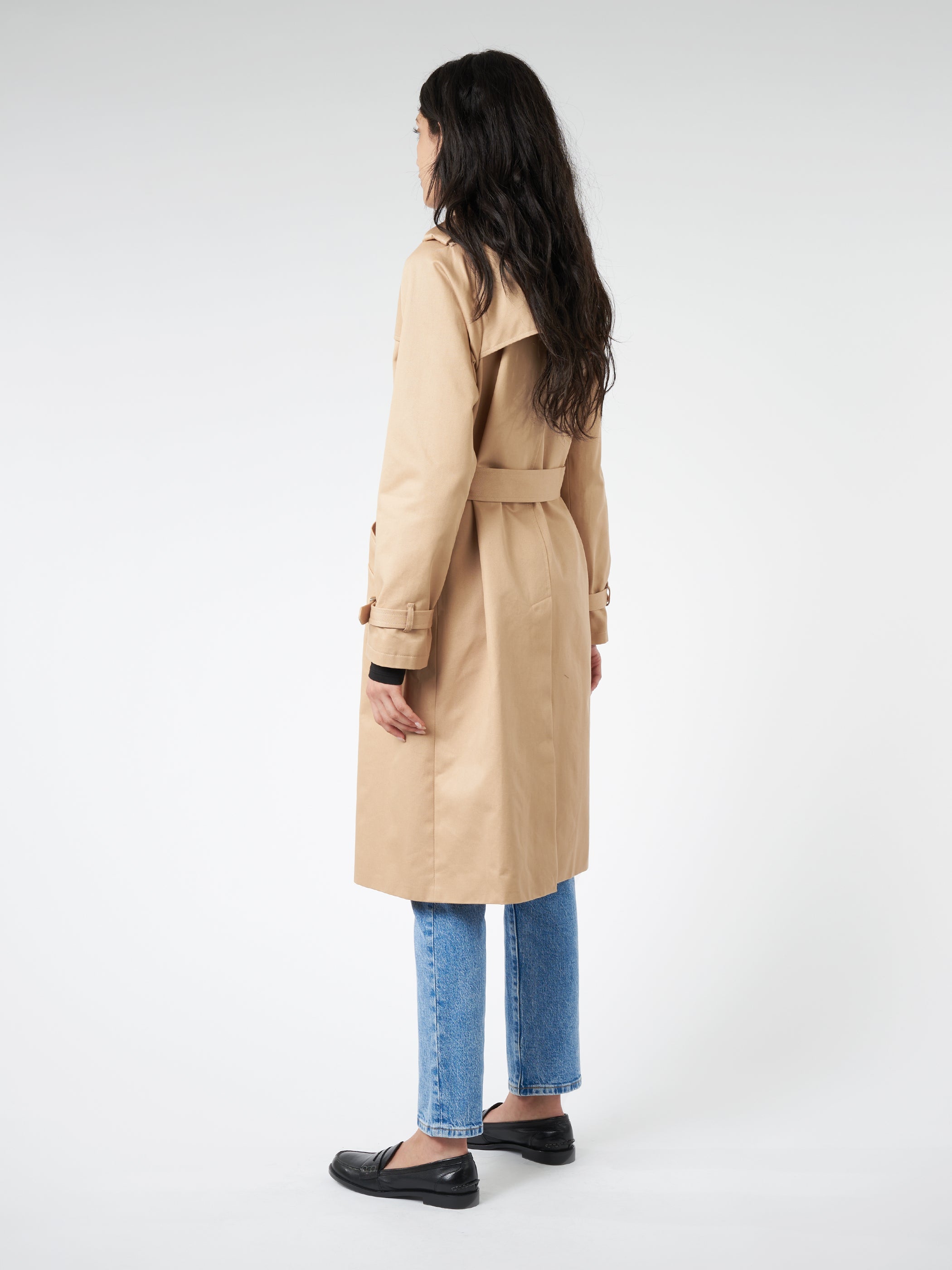 A.P.C. Greta Trench in Beige gravitypope