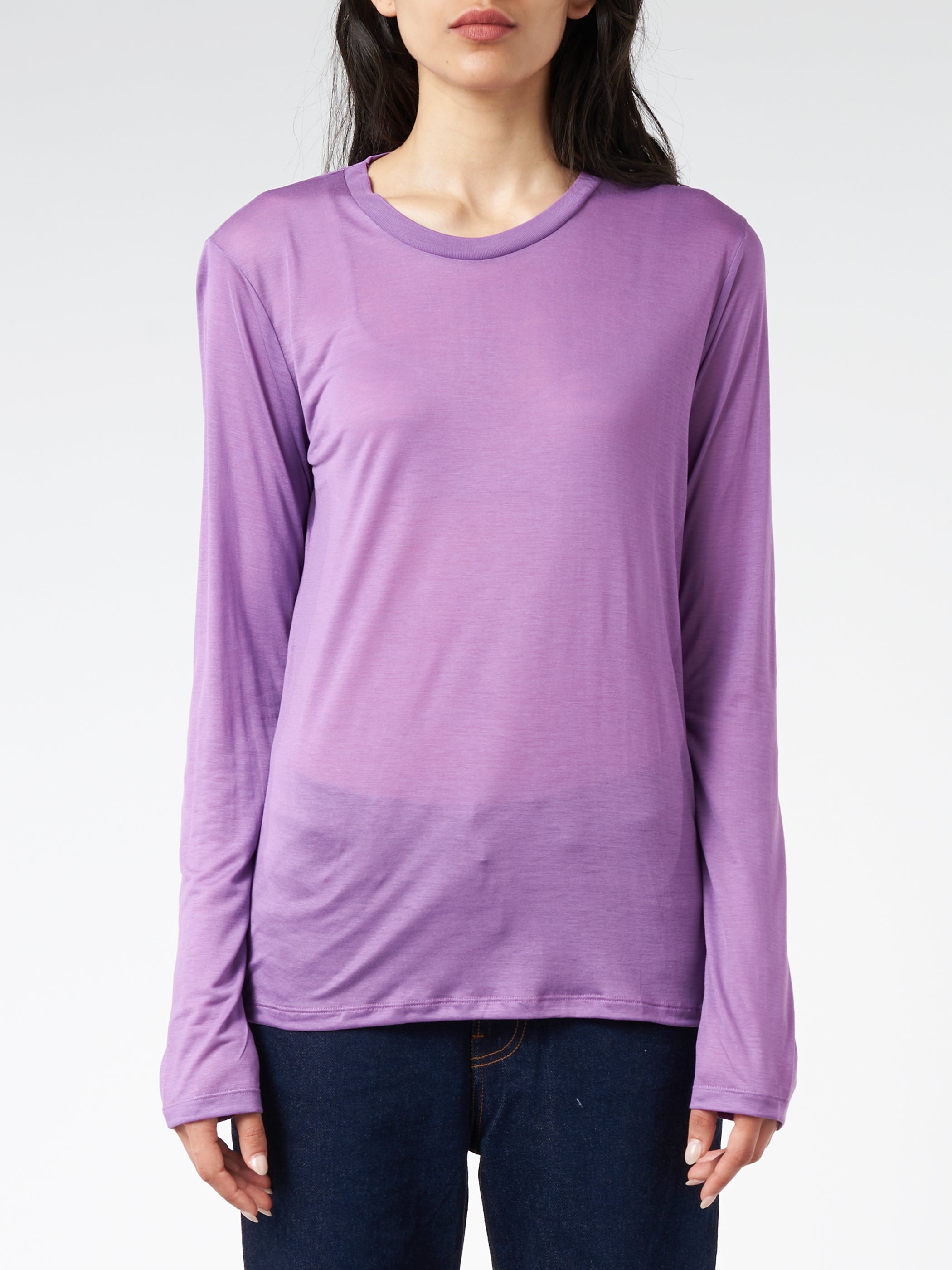 Baserange - Long Sleeve Tee in Old Purple – gravitypope