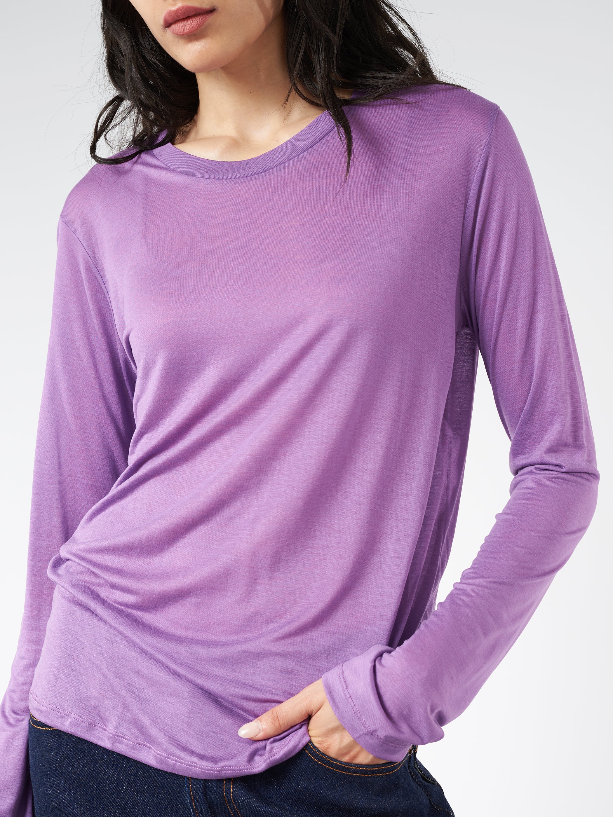 Baserange - Long Sleeve Tee in Old Purple – gravitypope