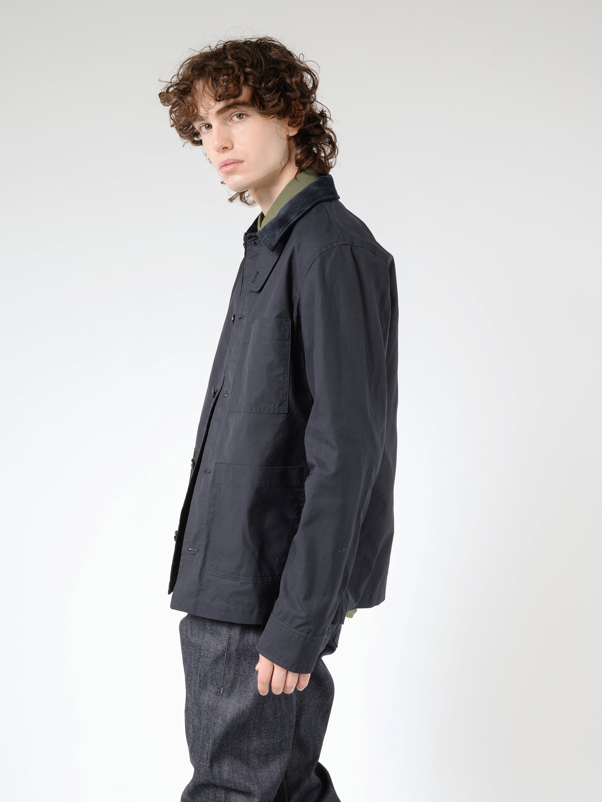 A.P.C. - Gabriel Jacket in Dark Navy – gravitypope