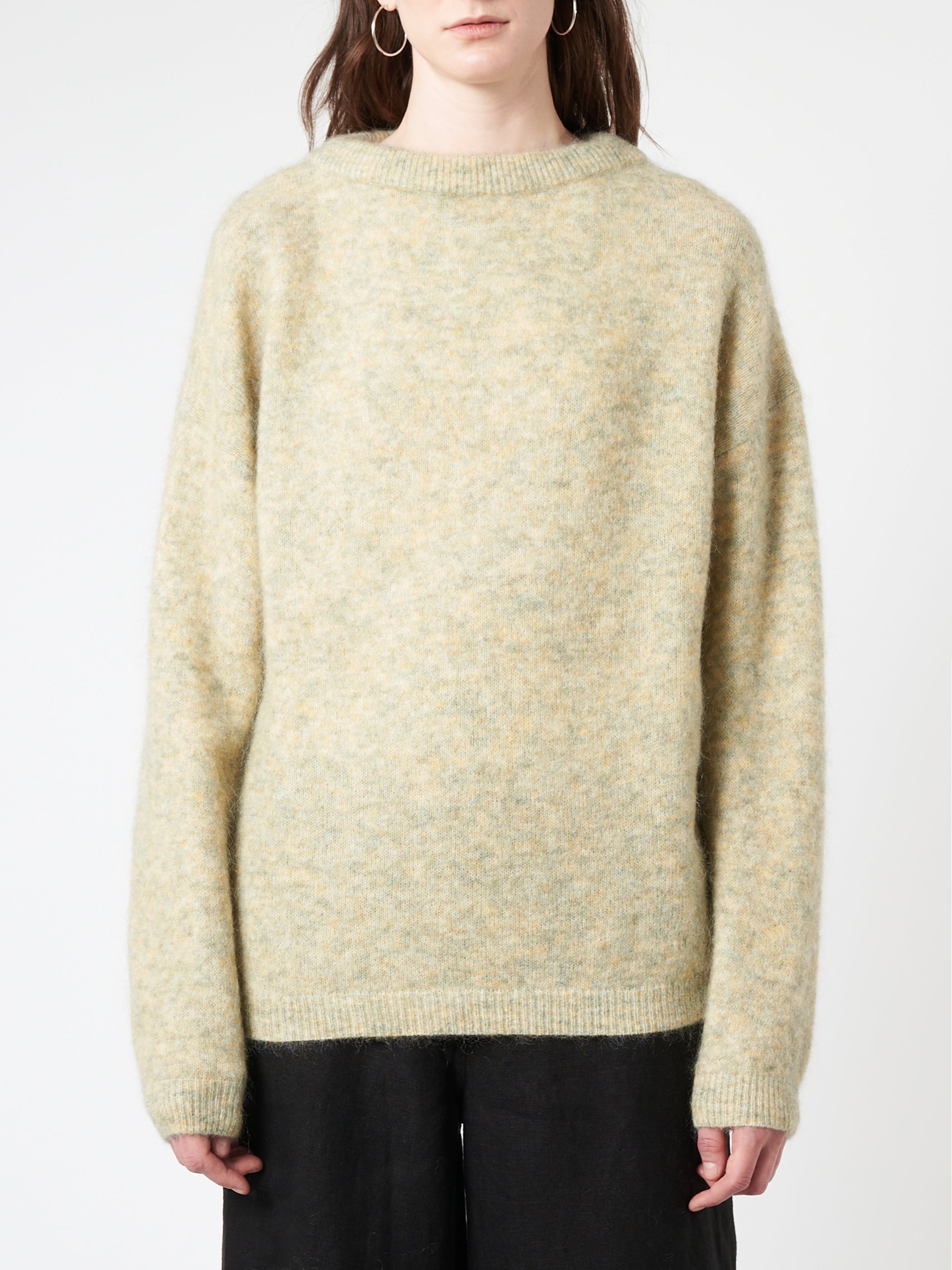 Acne Studios 2024 Dramatic Mohair Sweater (Seafoam Green) Size XS