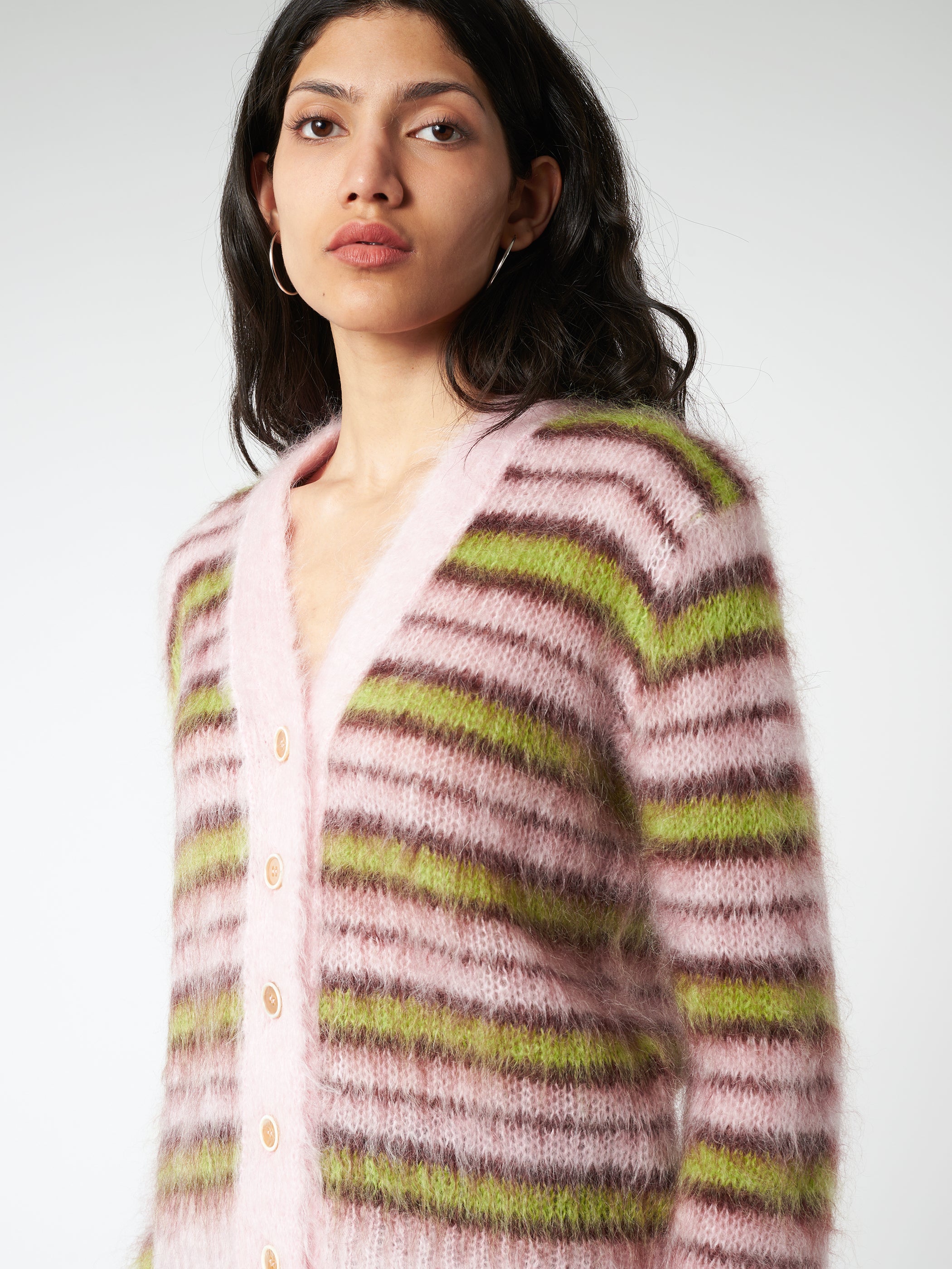 Marni - Mohair Cardigan in Quartz – gravitypope