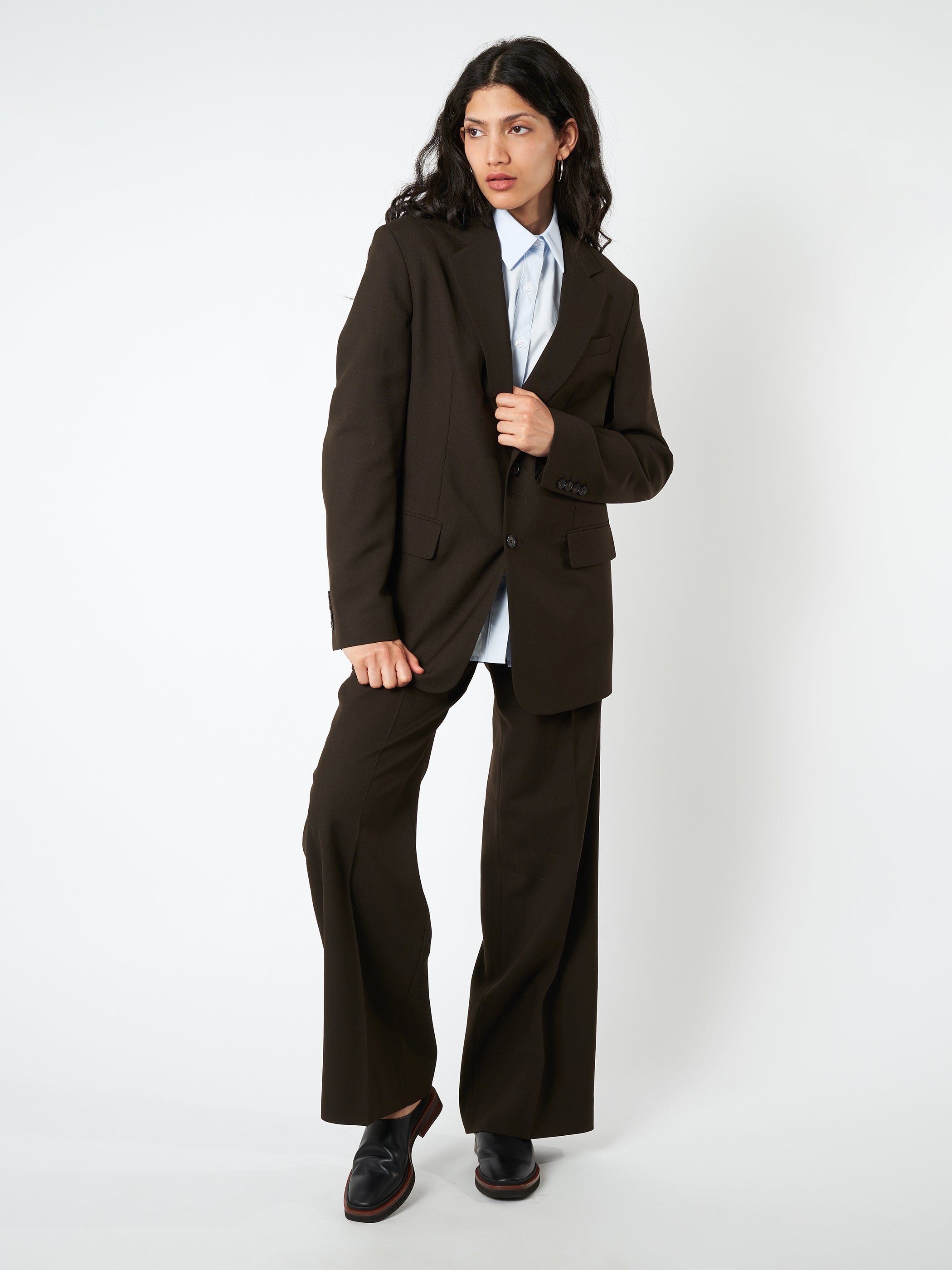 Stretch wool fitted blazer, Filippa K, Women's Blazers