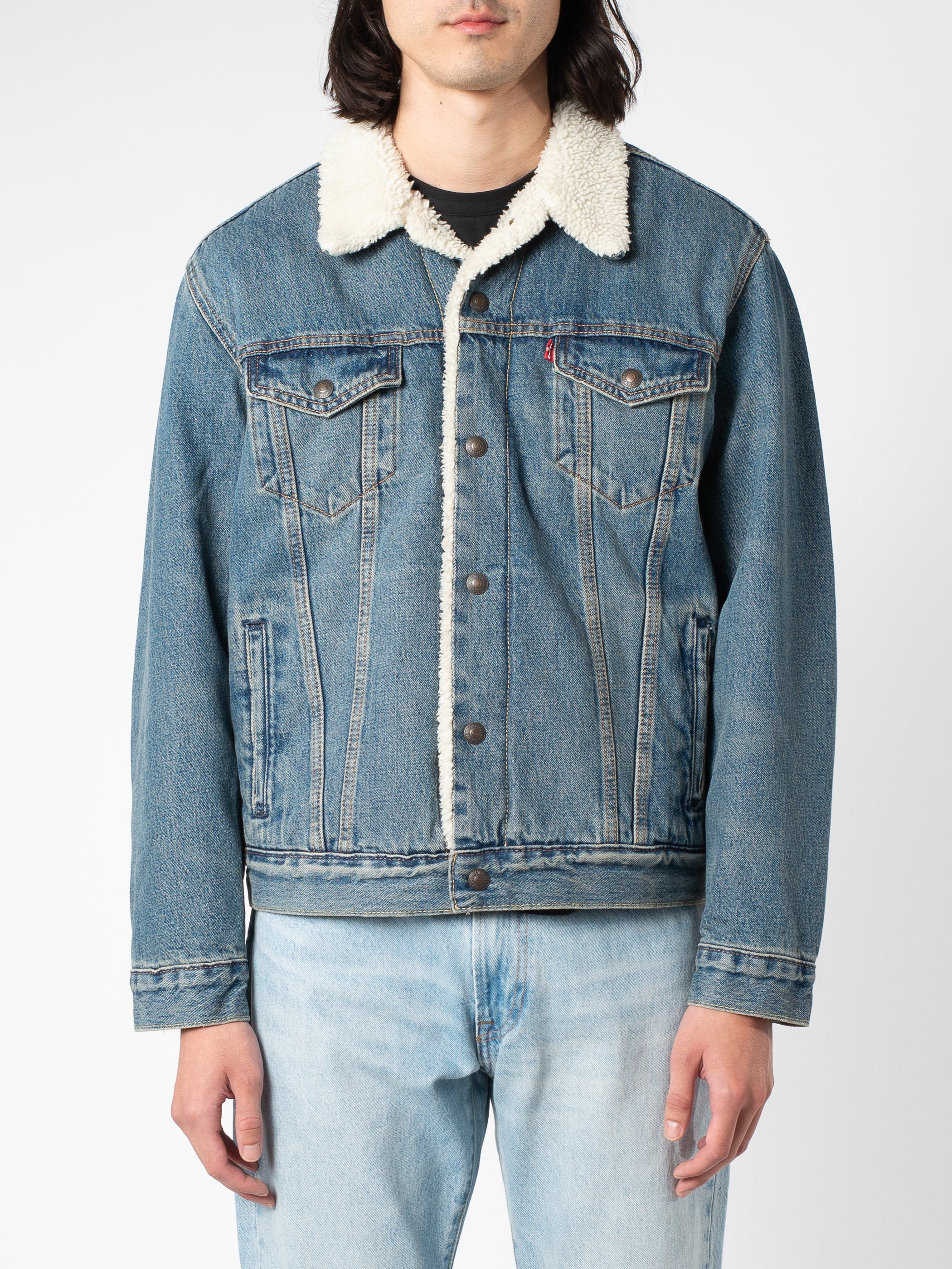 Levis fuzzy jacket orders