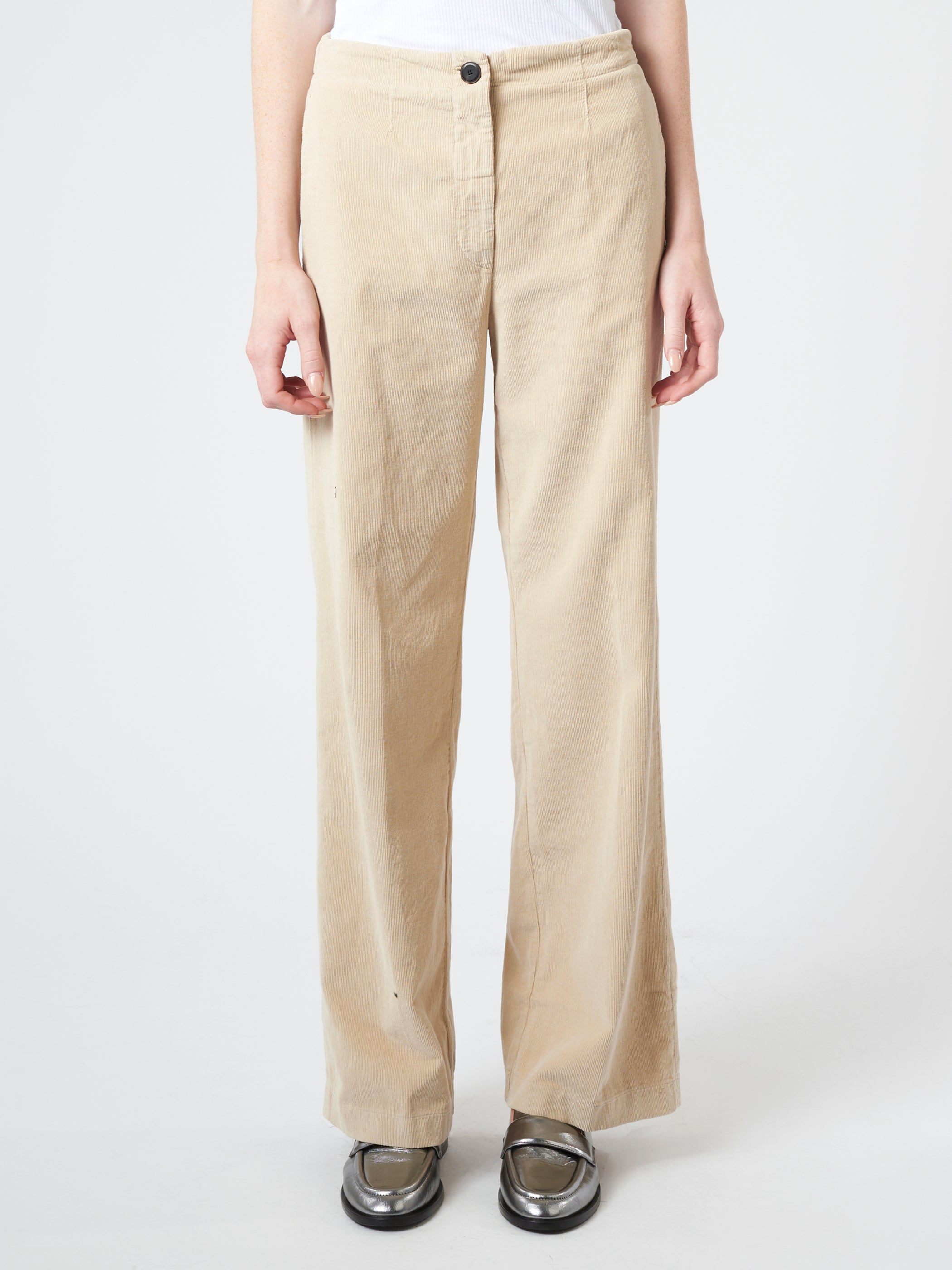 Corduroy Wide Leg Trousers