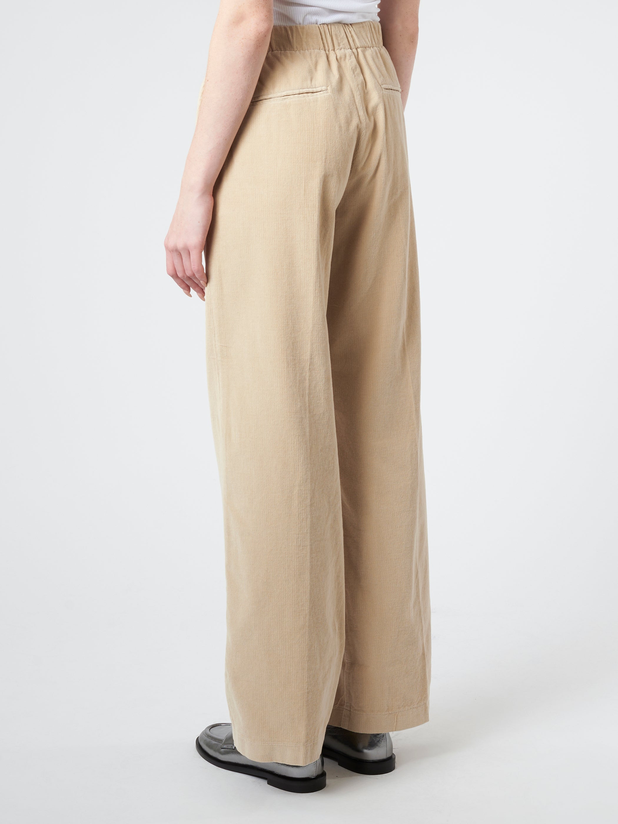 Corduroy Wide Leg Trousers